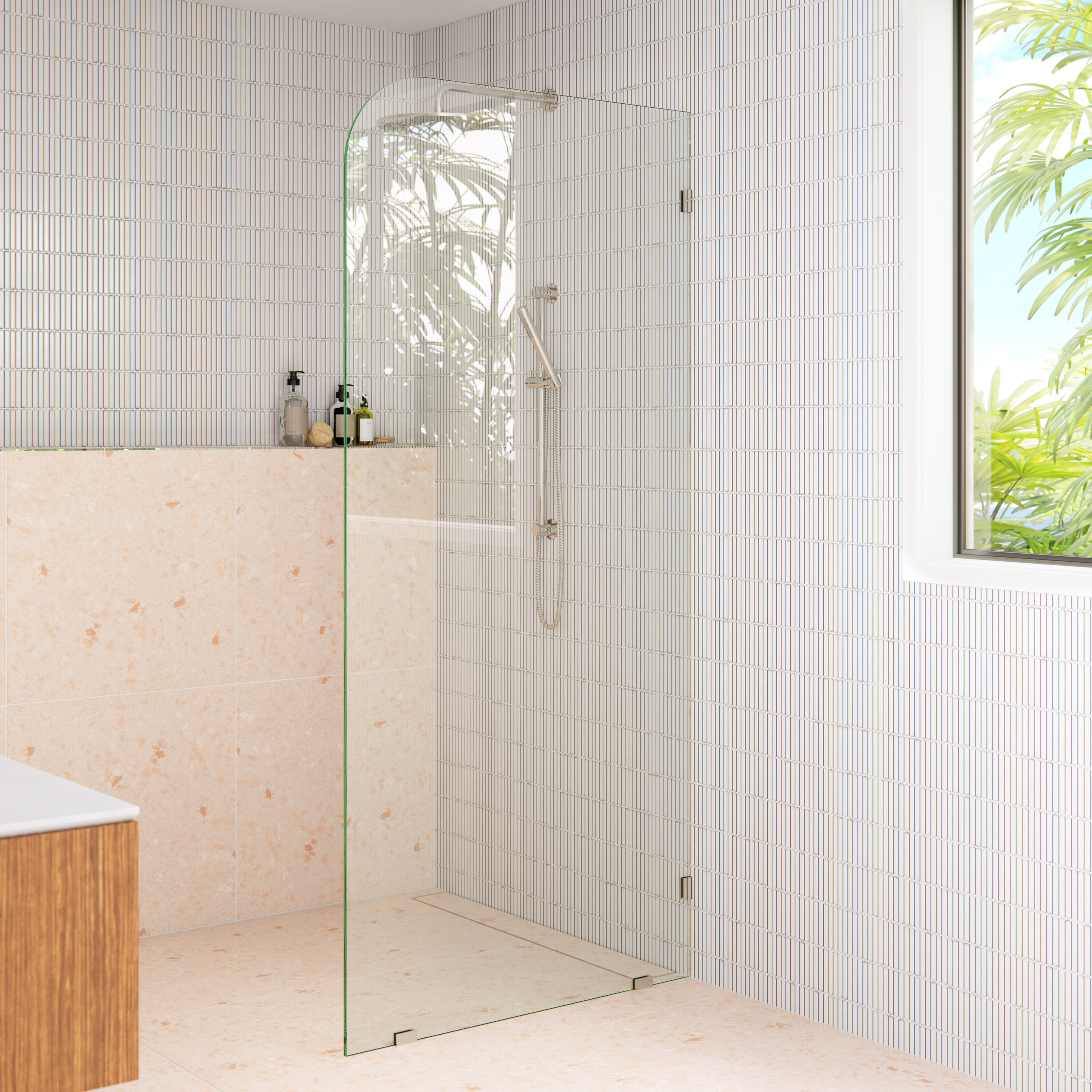 Glass Warehouse GW-F-RAD-34-CH Shower-Doors - View #3