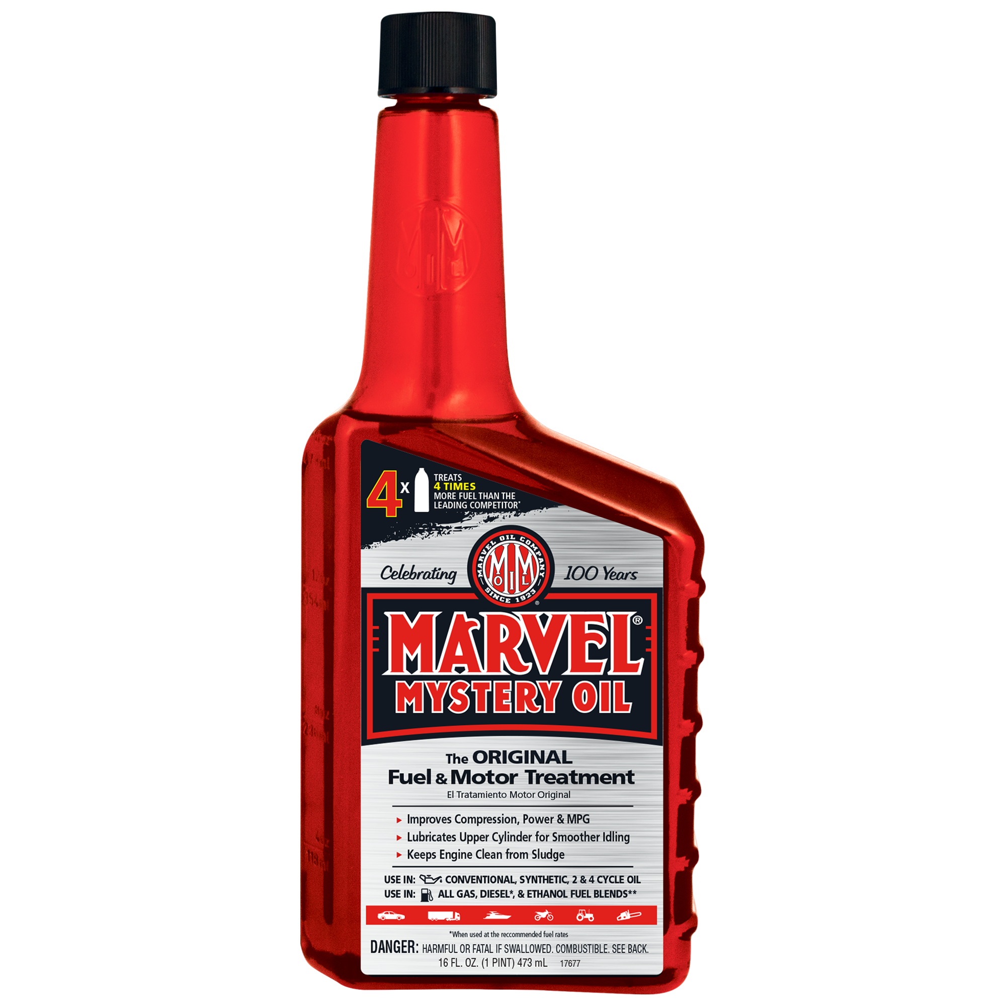 Marvel Mystery Oil, Oil Enhancer and Fuel Treatment, 1 Gallon, Prevents  Rust