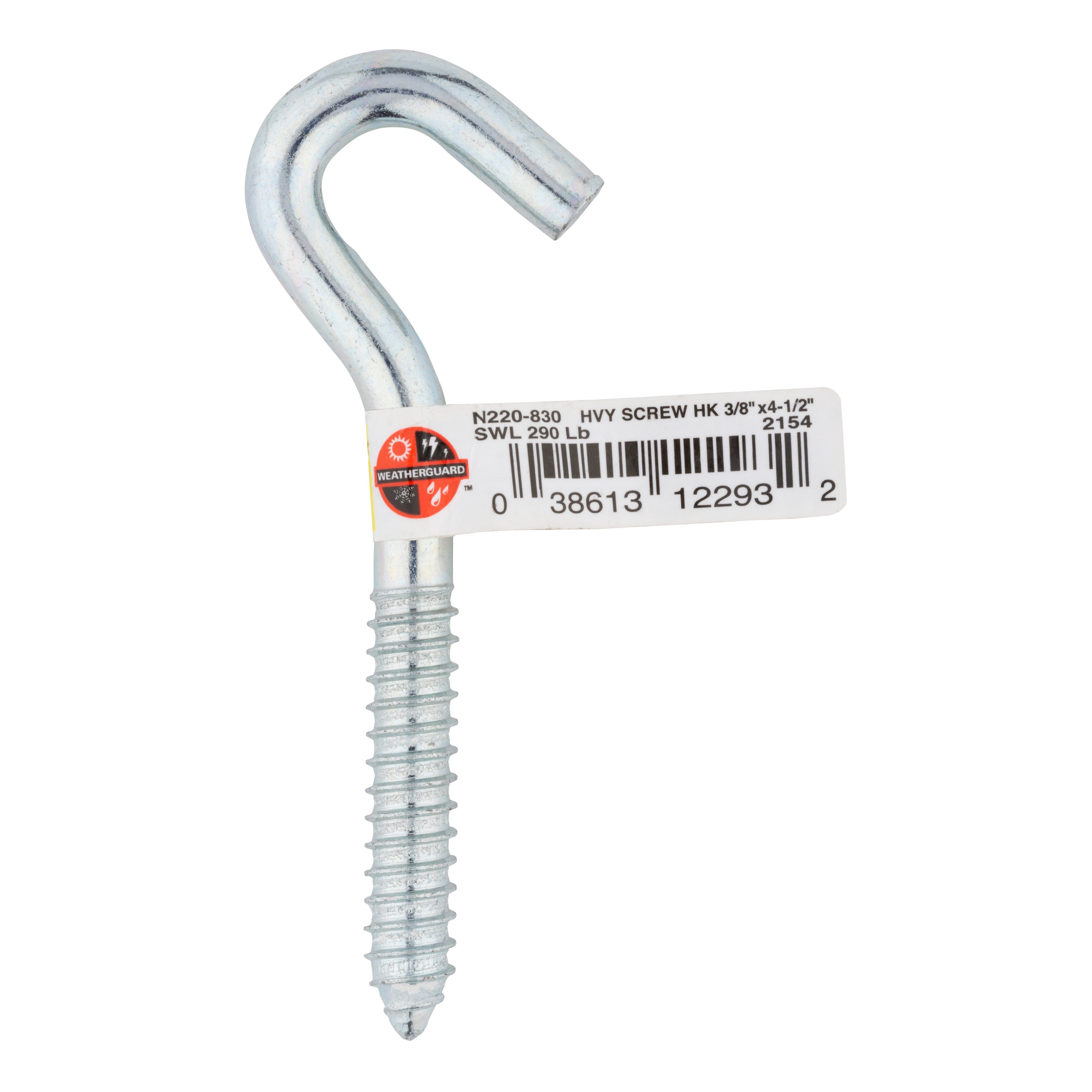 National Hardware 15-Pack Zinc Plated Screw Ceiling Hook (50-lb Capacity)