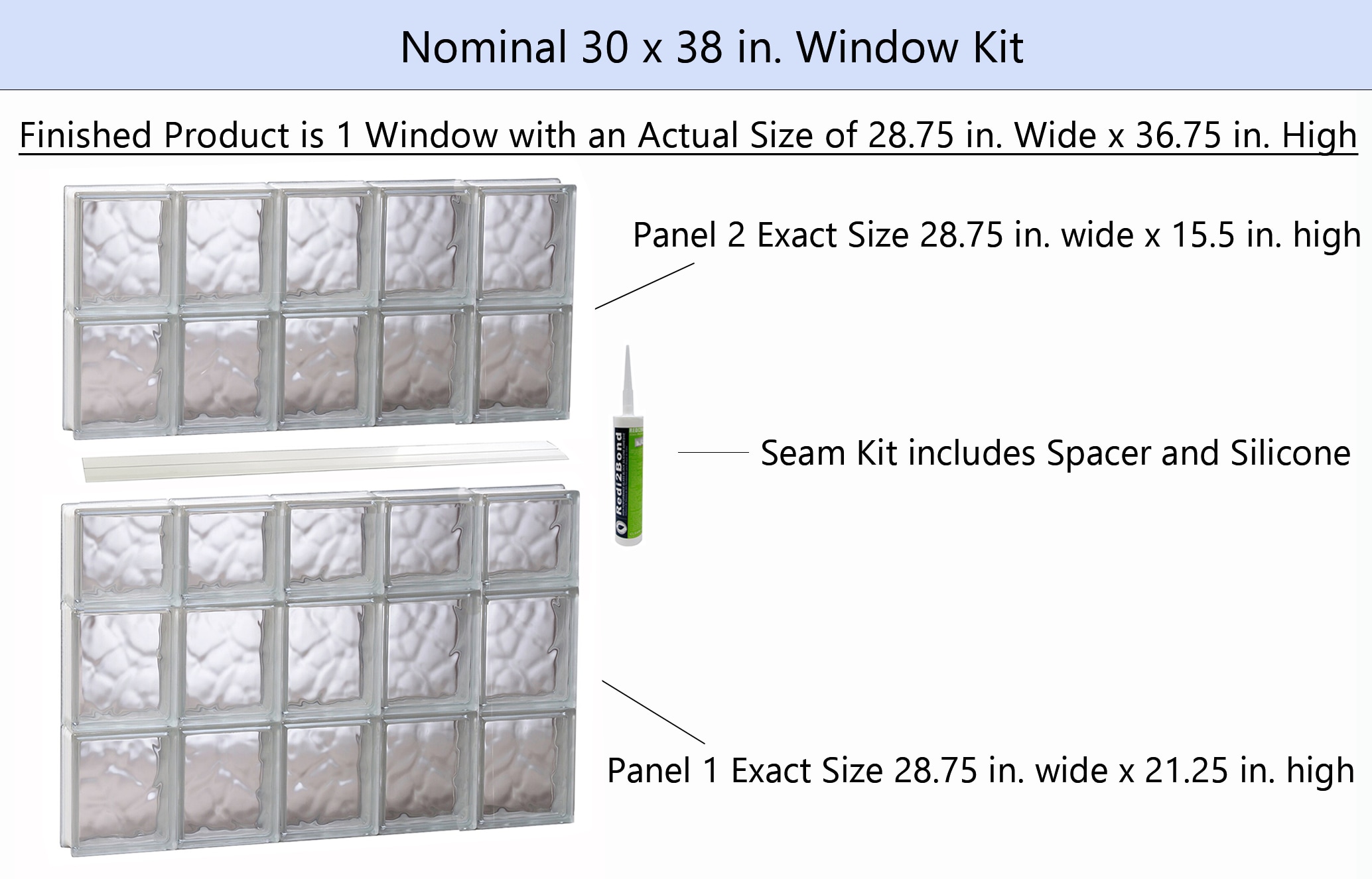 REDI2SET S3038DC Glass-Block-Windows - View #2