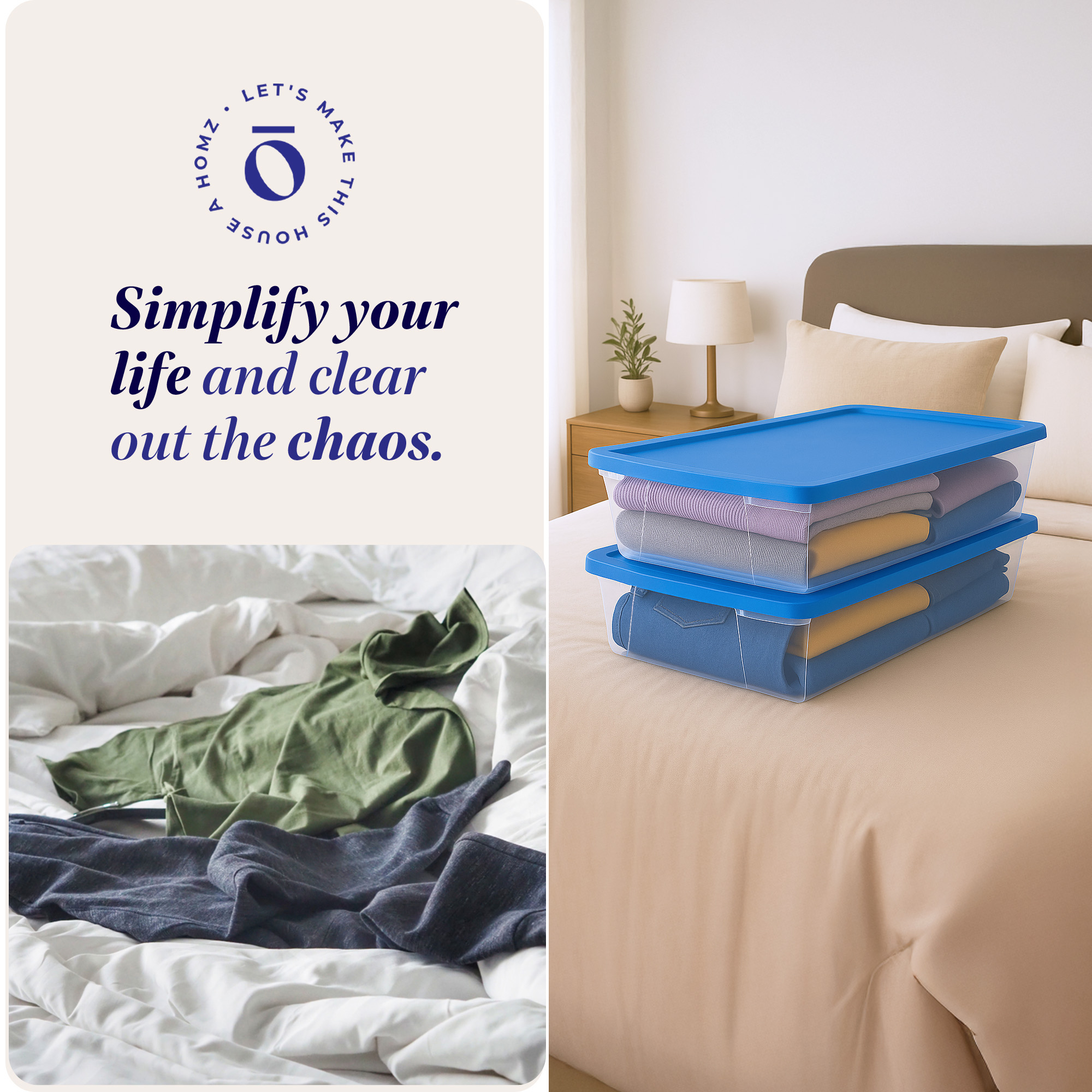 Homz Products 323701 Plastic-Storage-Totes - View #6