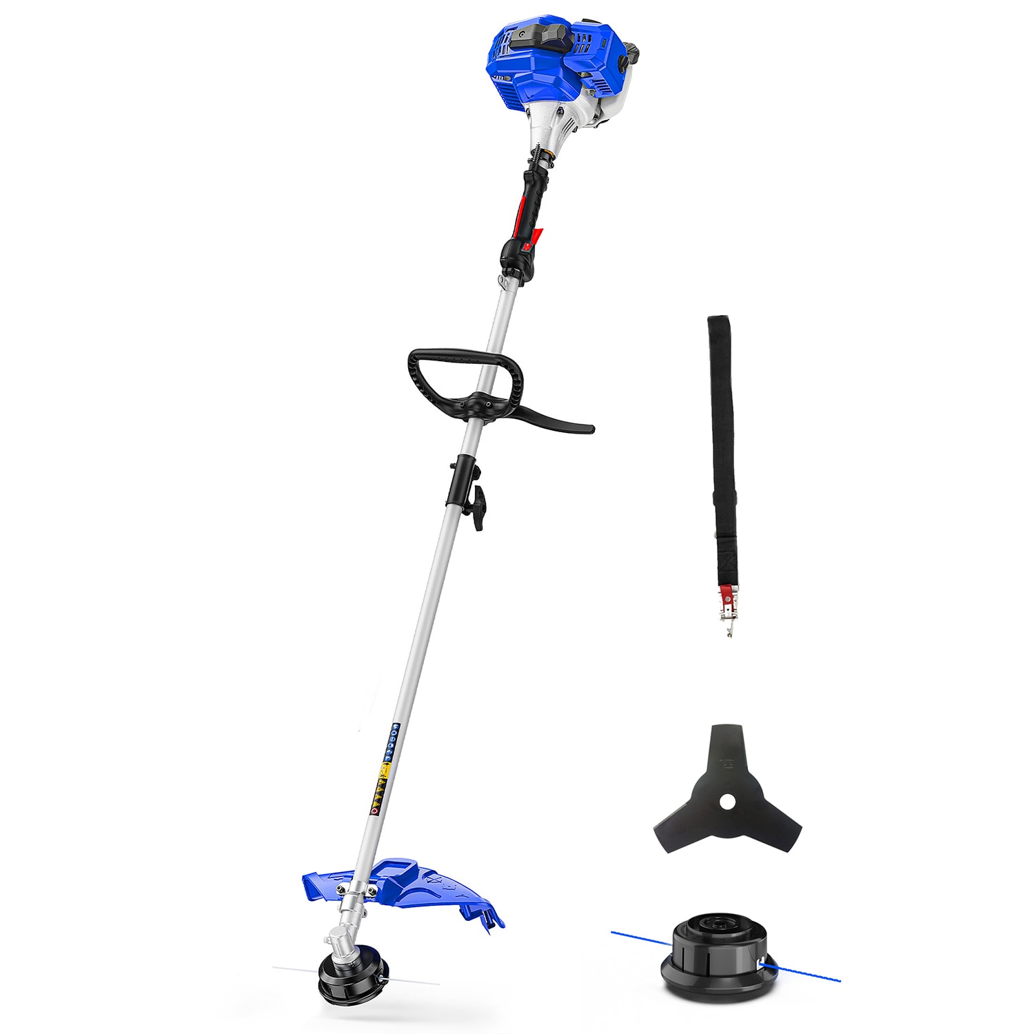 Wild Badger Power WB26BCI 26-cc 2-cycle 17-in Straight Shaft Attachment Capable Gas String Trimmer