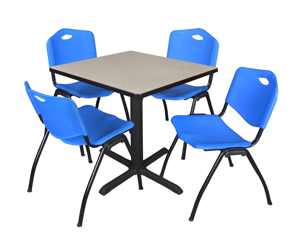 Regency TB3030PL47BE Breakroom Off-white 4-Person Training Table (30-in W x 29-in H)