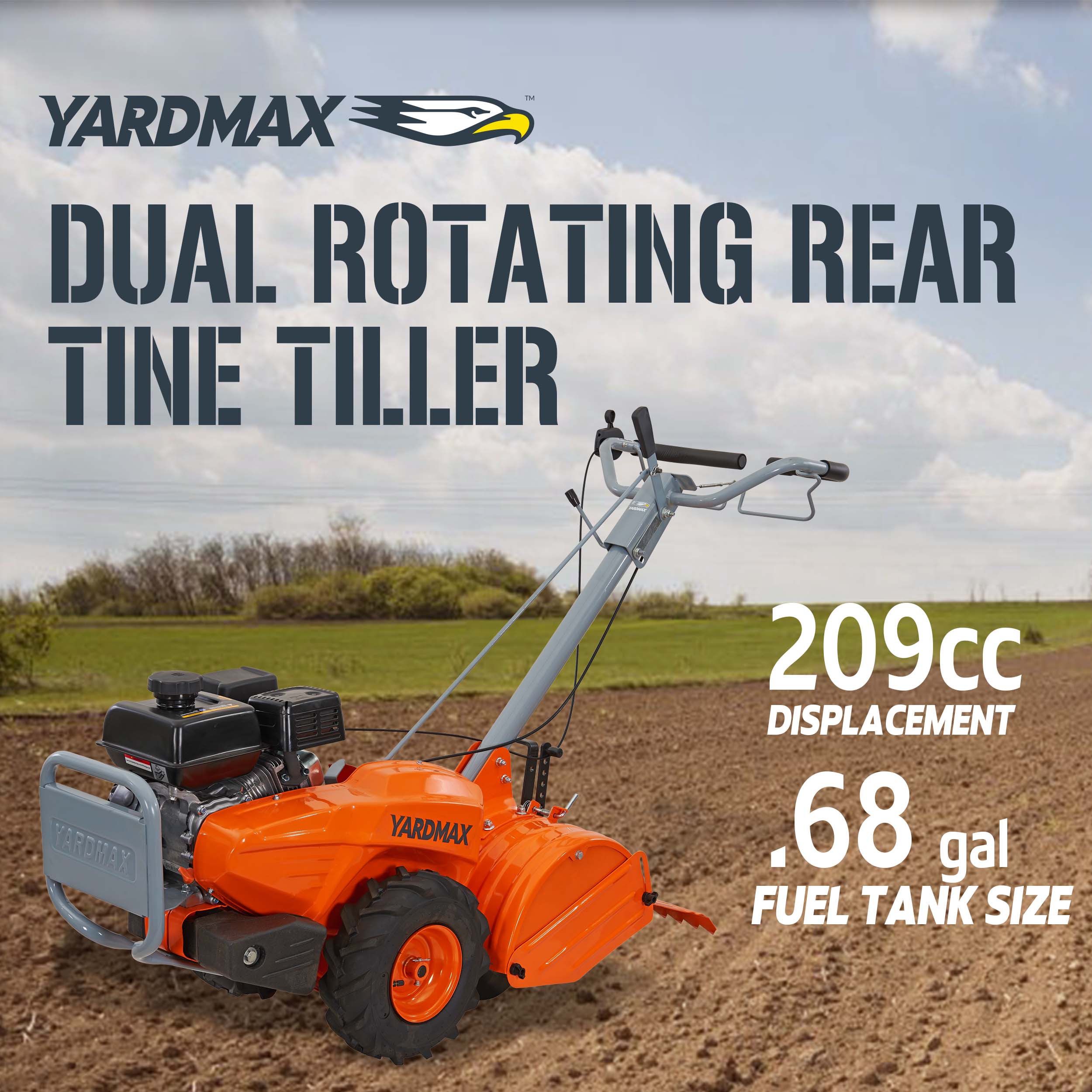 YARDMAX YT4565 tillers - View #2