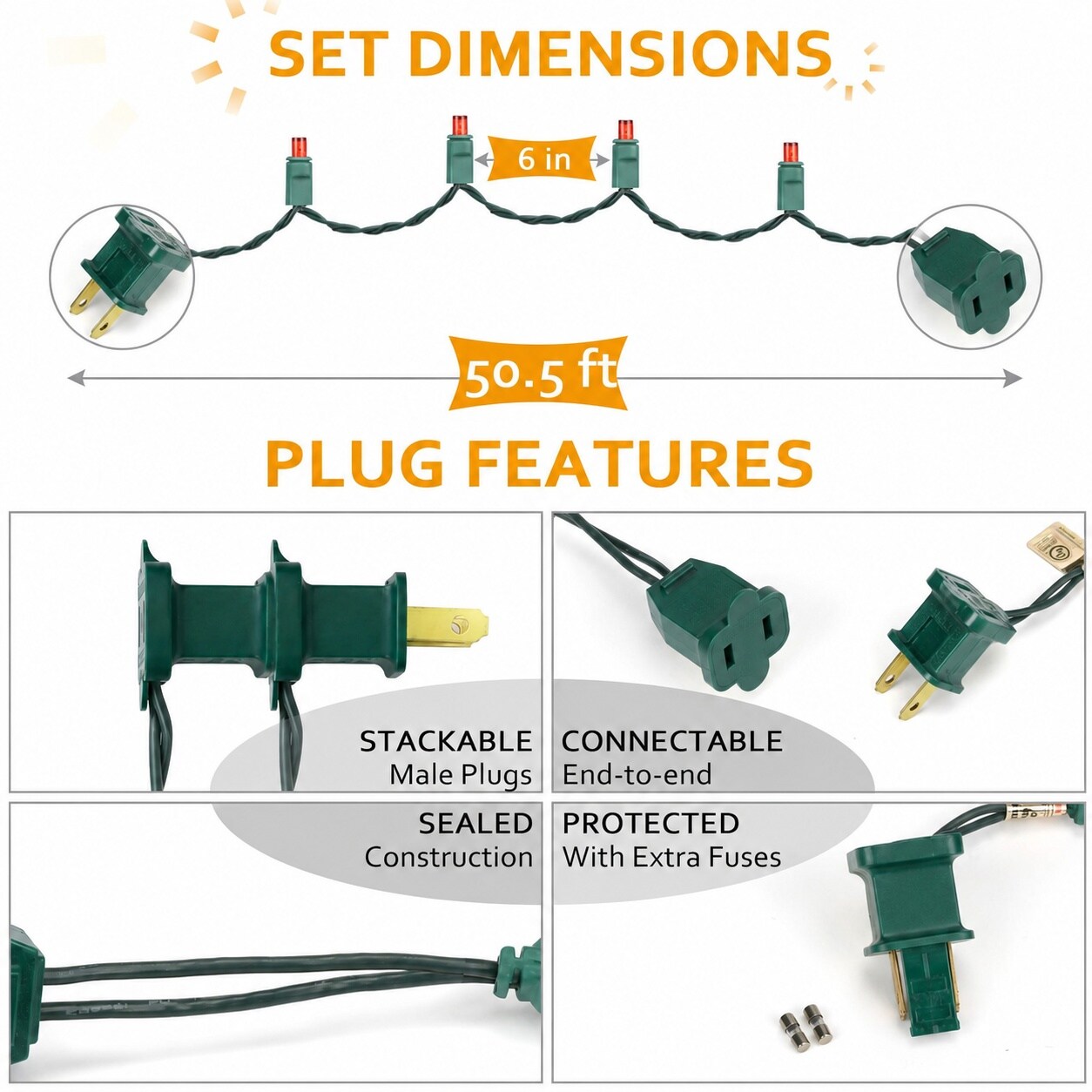 Aoibox LABMFG58 Patio-String-Lights - View #3