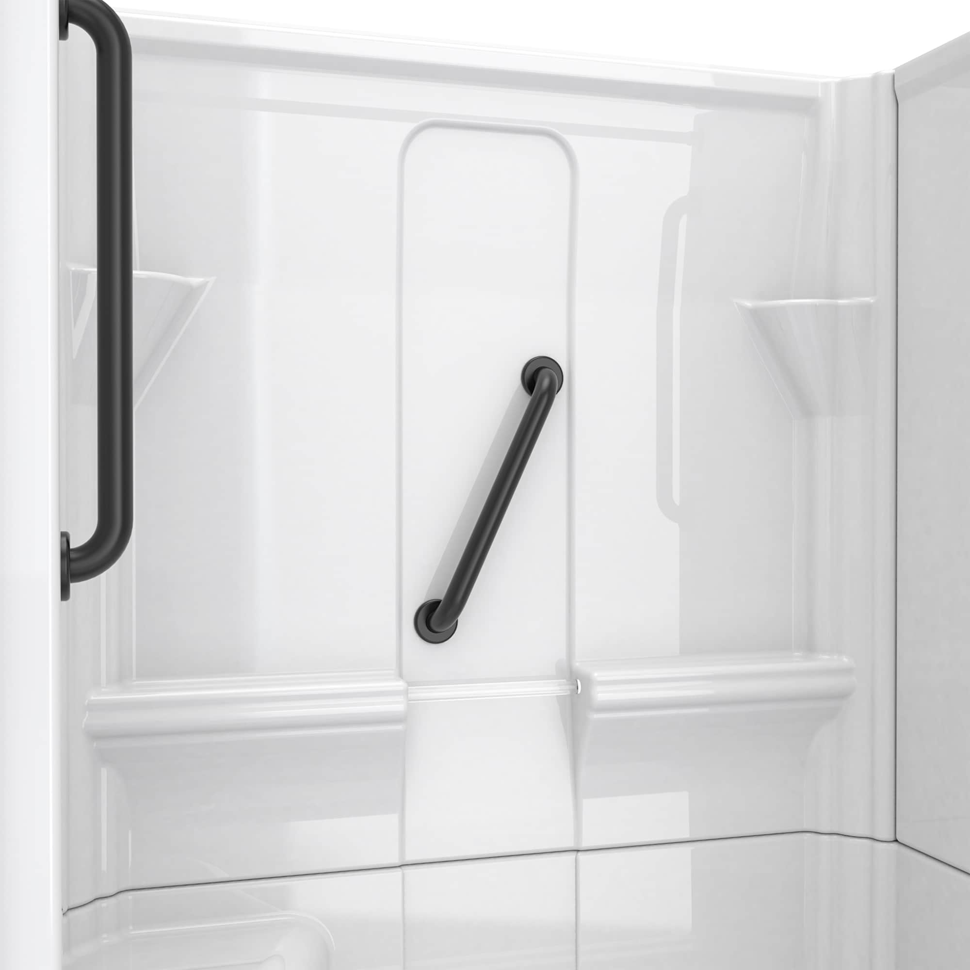 Laurel Mountain 6030SH1S4PSRWM2 Alcove-Shower-Kit - View #8