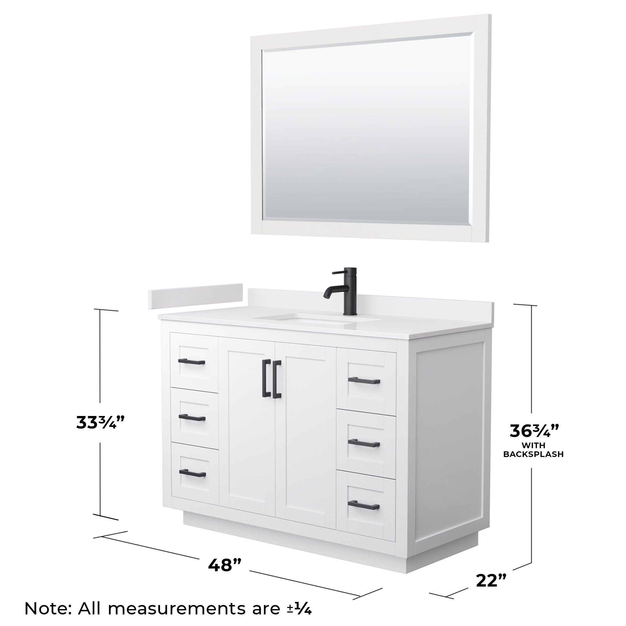 Wyndham Collection WCF292948SWBWCUNSM46 Bath-Vanity-Combo - View #6