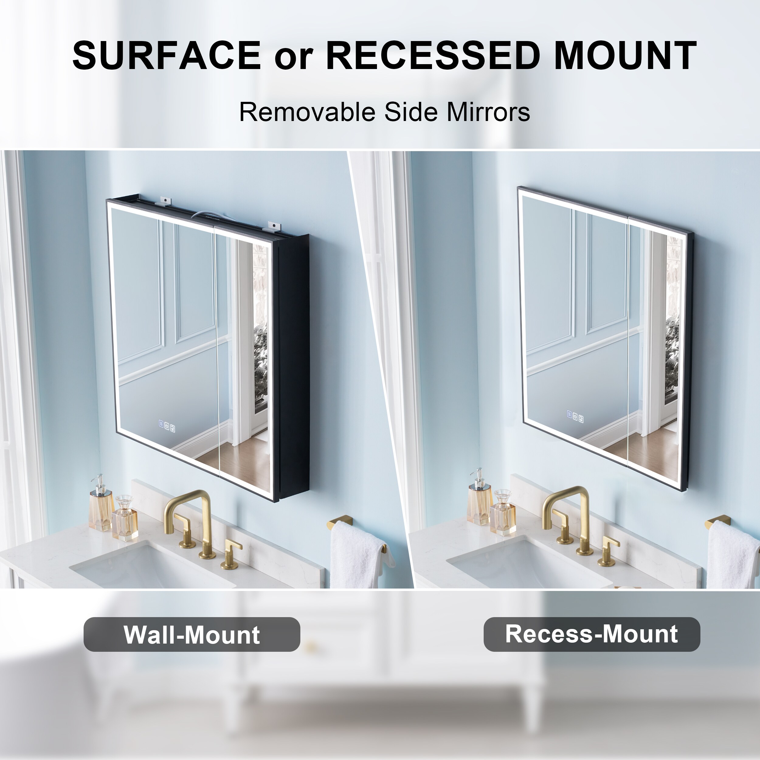 WELLFOR W12MCL3030 Bathroom-Medicine-Cabinets - View #11