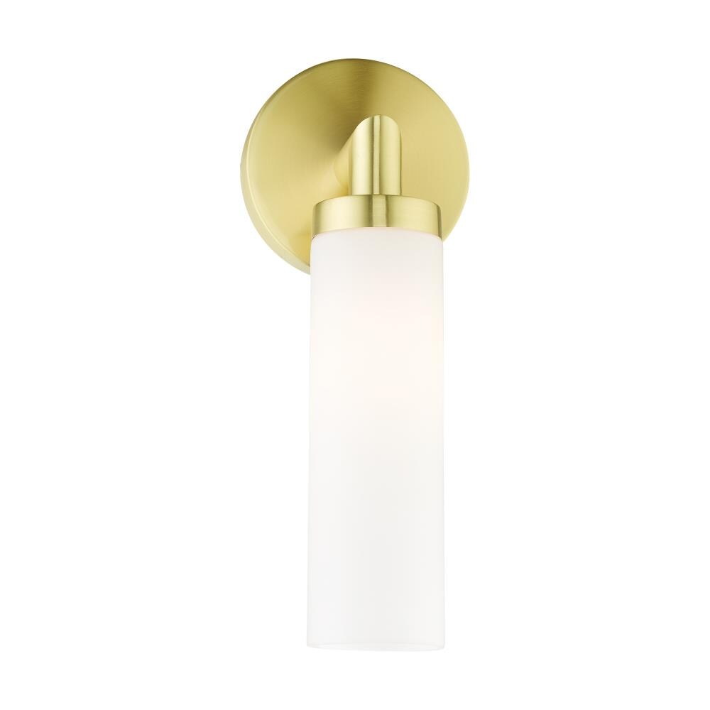 Aero Satin Brass Direct Wired 11" Modern Wall Sconce