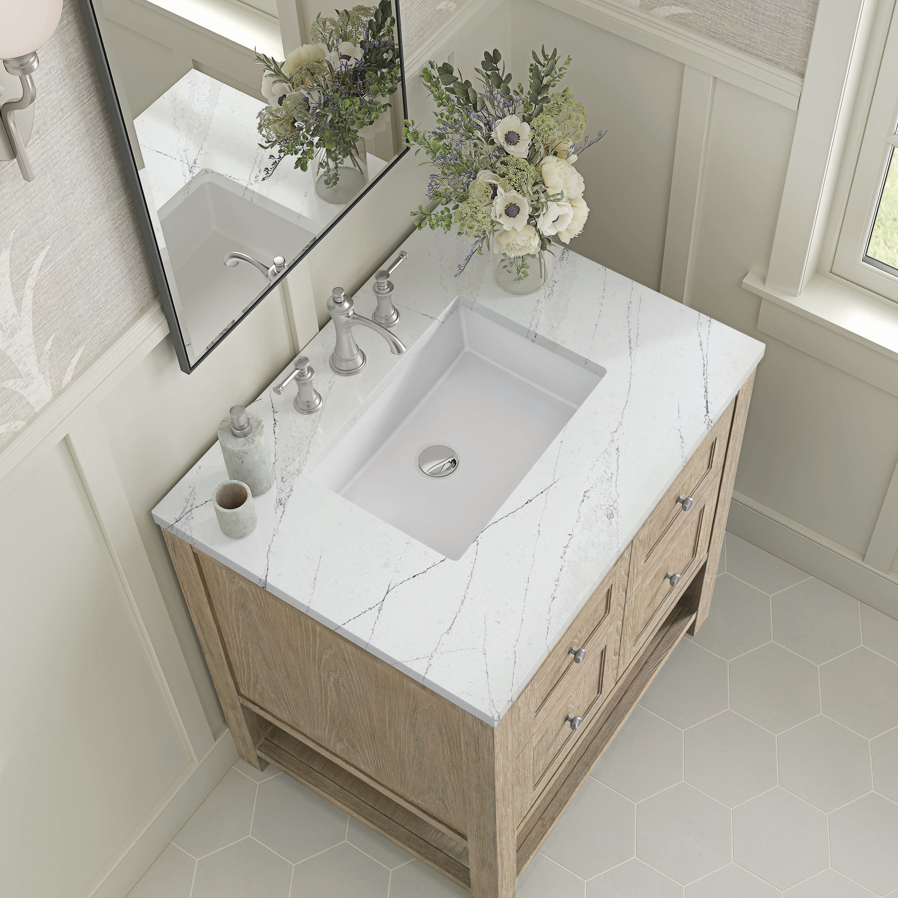James Martin Vanities 330-V30-WWO-3ENC Bath-Vanity-Combo - View #5