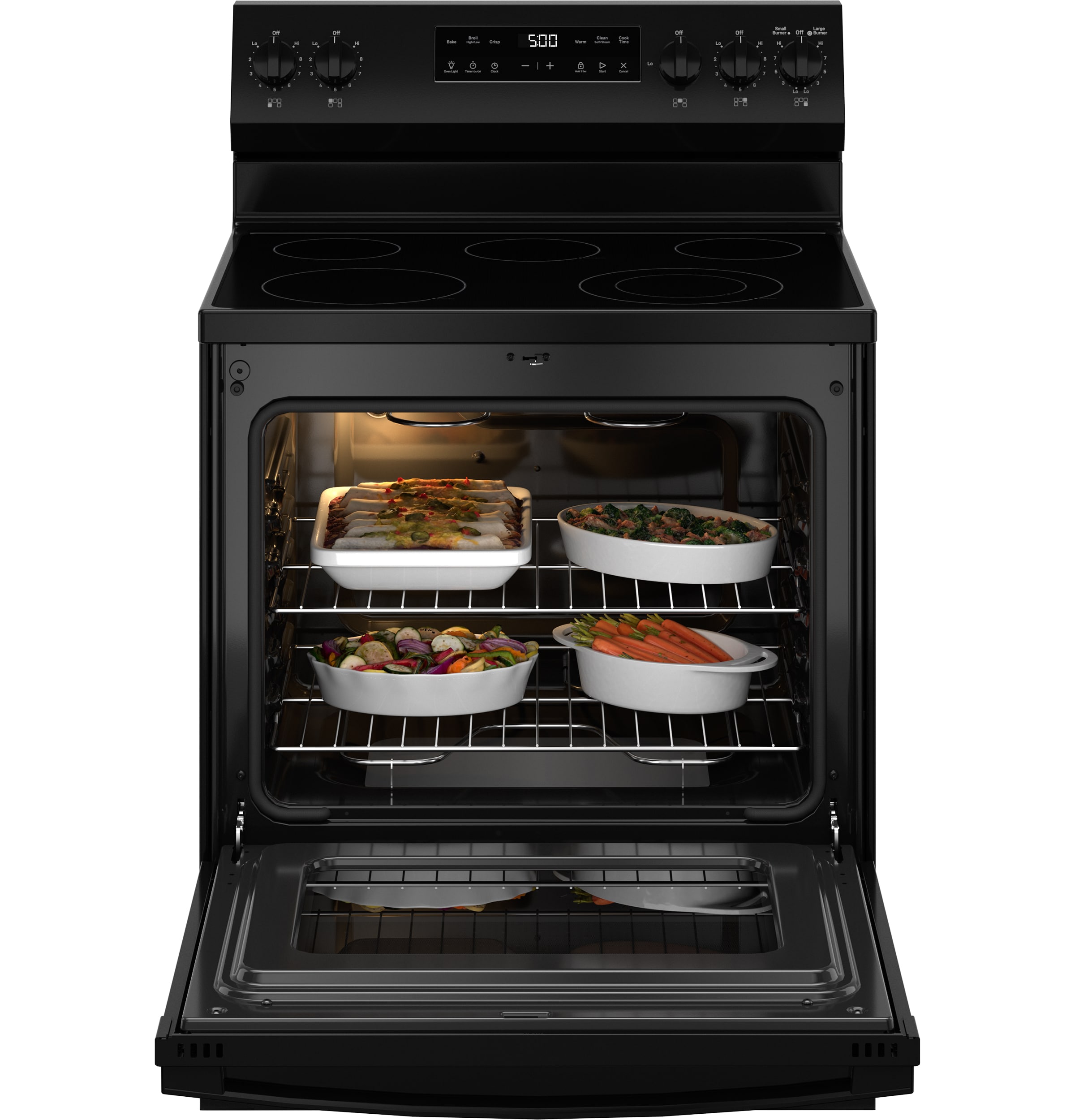 GE GRF500PVBB Freestanding-Electric-Ranges - View #2