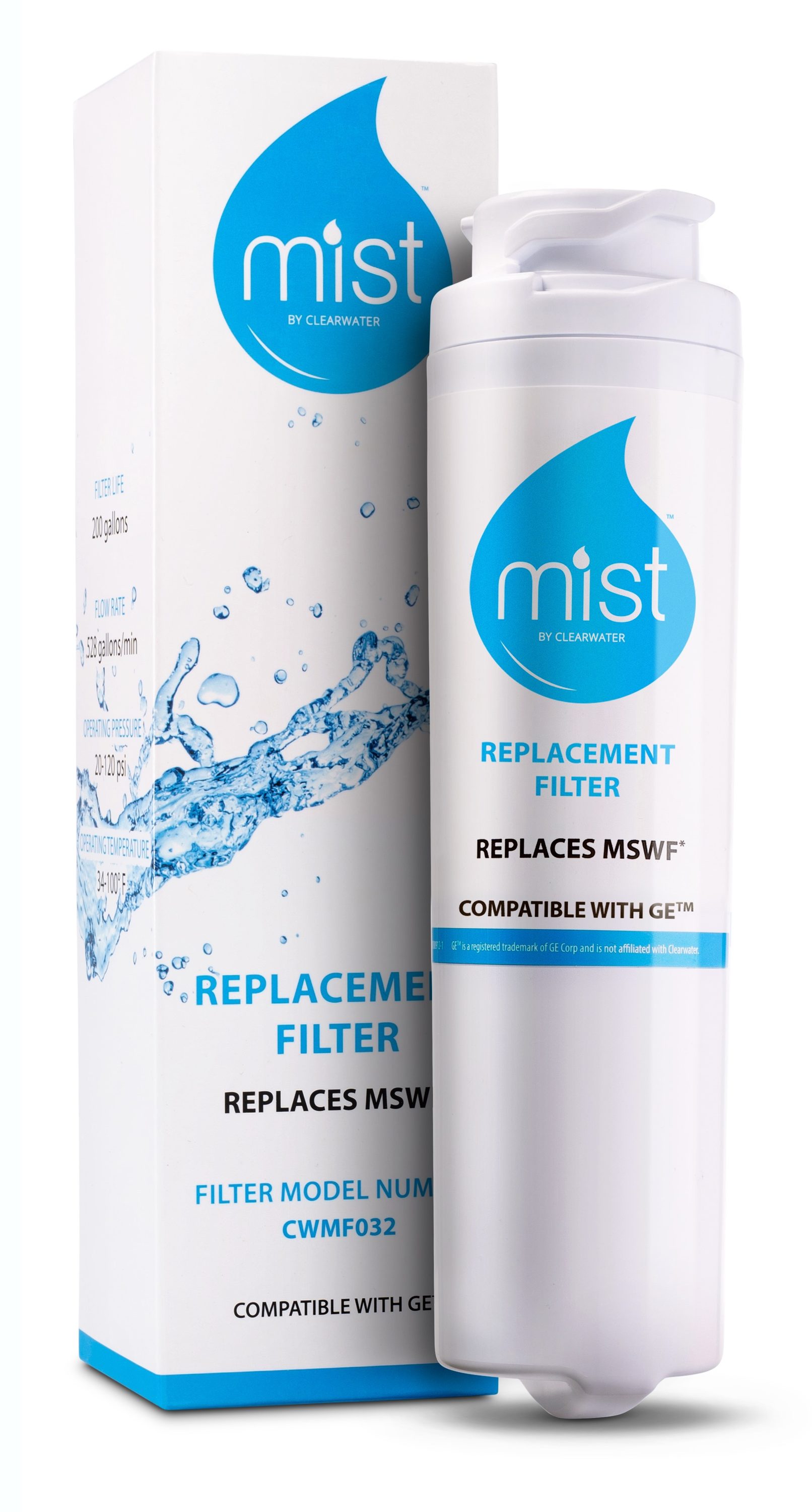 ge refrigerator water filter mswf