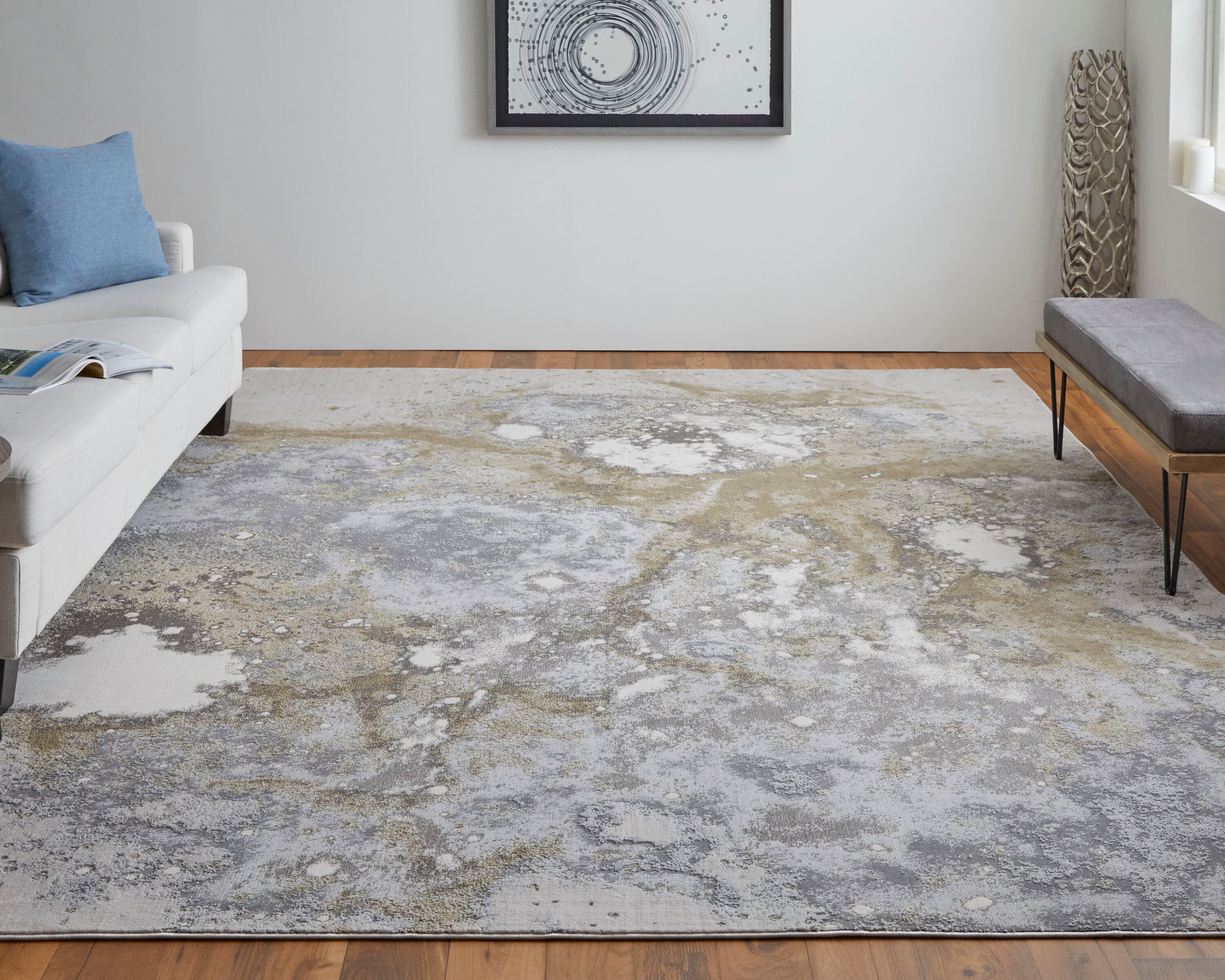 Room Envy ARAR39L3GRYGLDC07 rugs - View #3