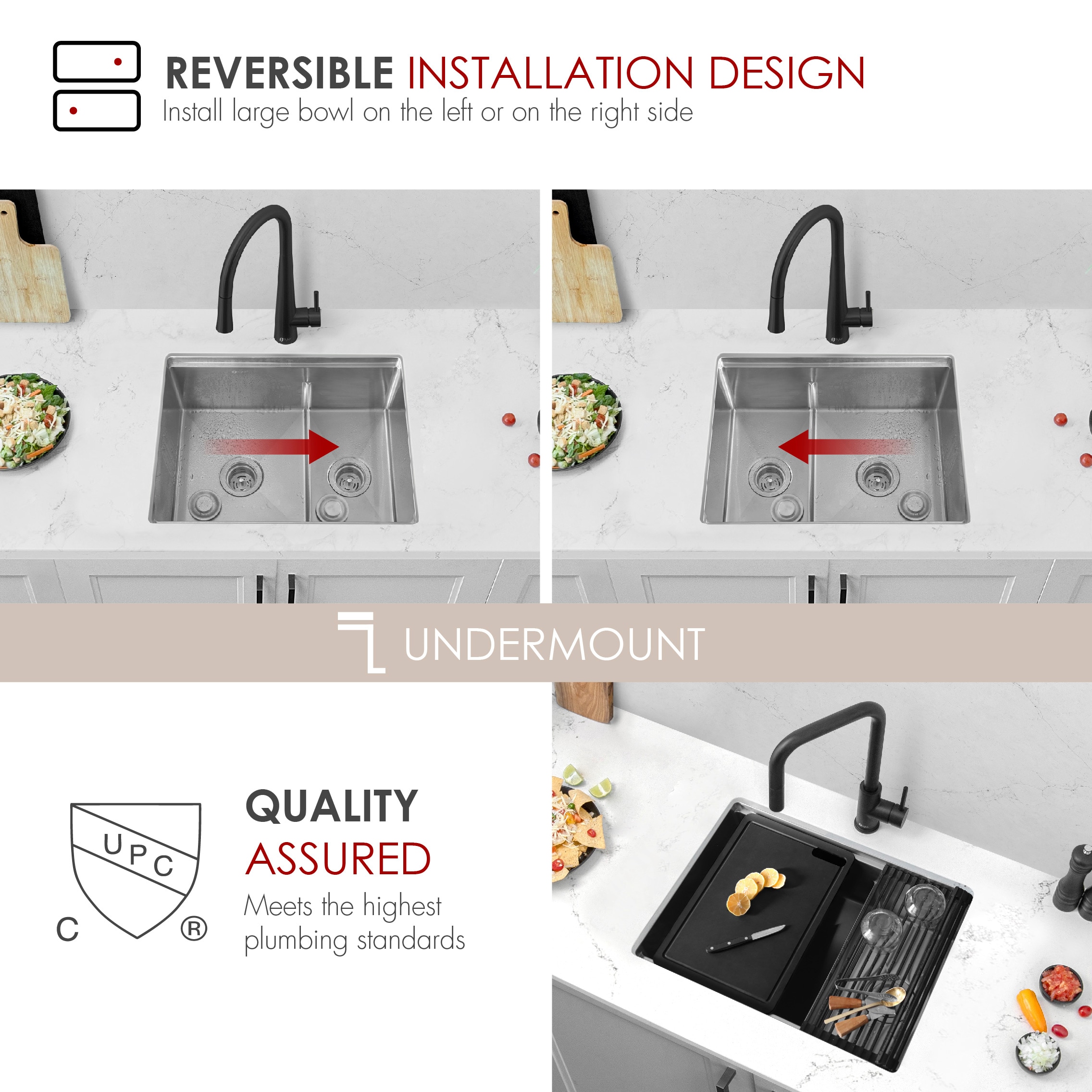 Stylish S-625WK Kitchen-Sinks - View #5
