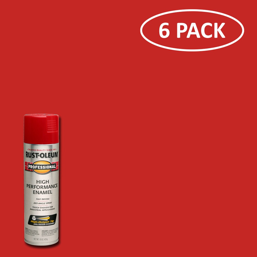 Rust-Oleum SuperMaxx Gloss Safety Red Spray Paint (NET WT. 15-oz) in the  Spray Paint department at