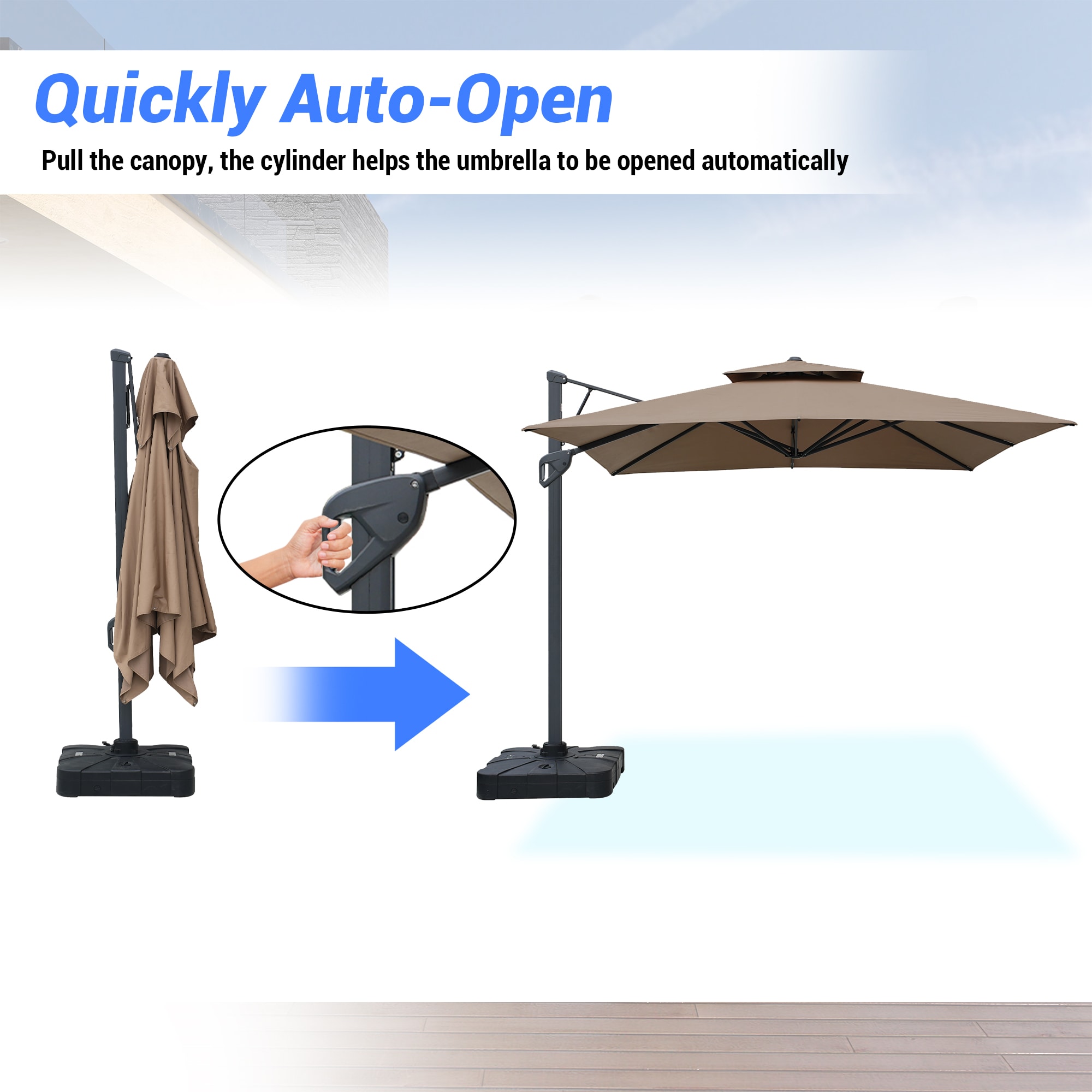 CASAINC WF-SM-350BG Umbrellas-2 - View #4