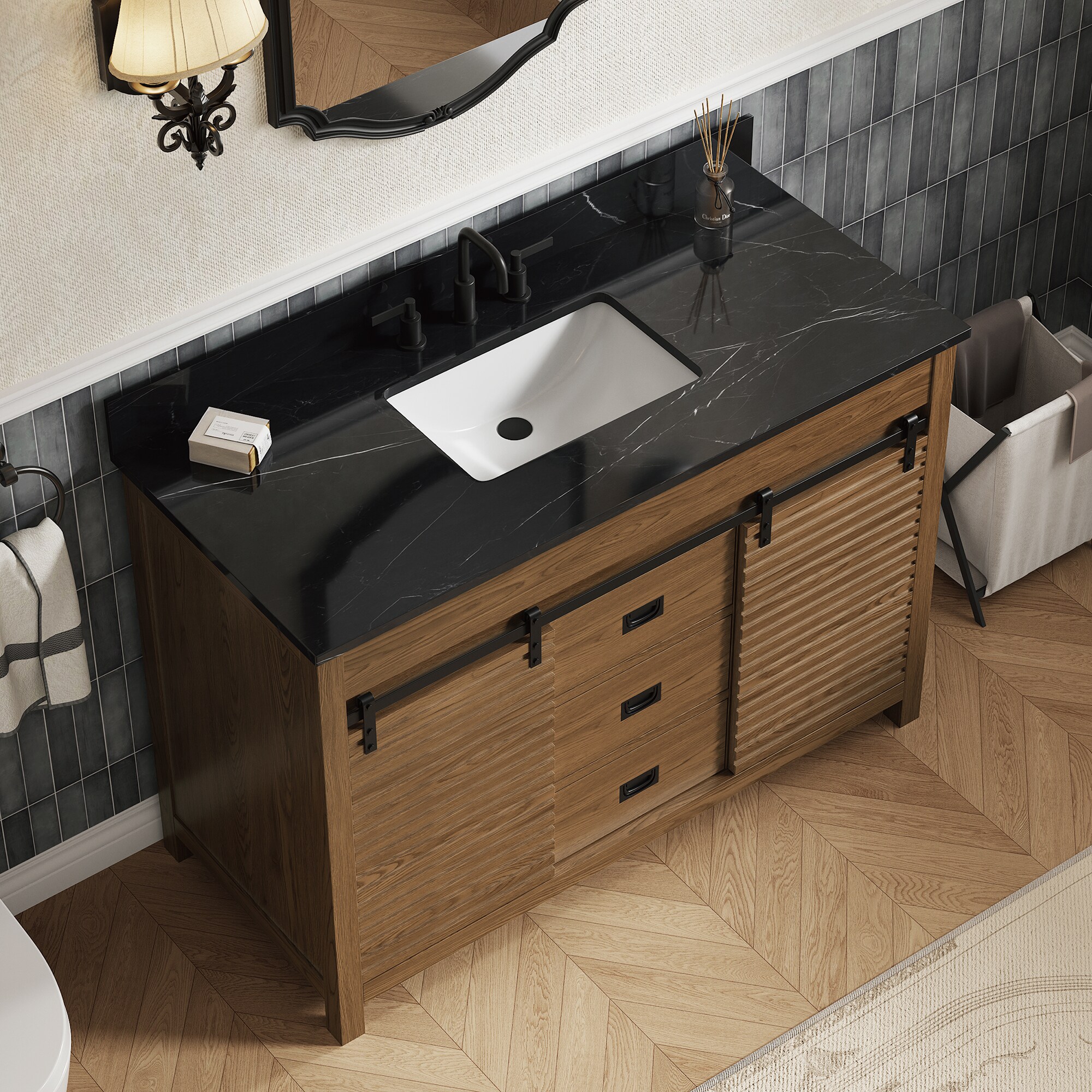 DELUXE LIVING V24027-48BA Bath-Vanity-Combo - View #8