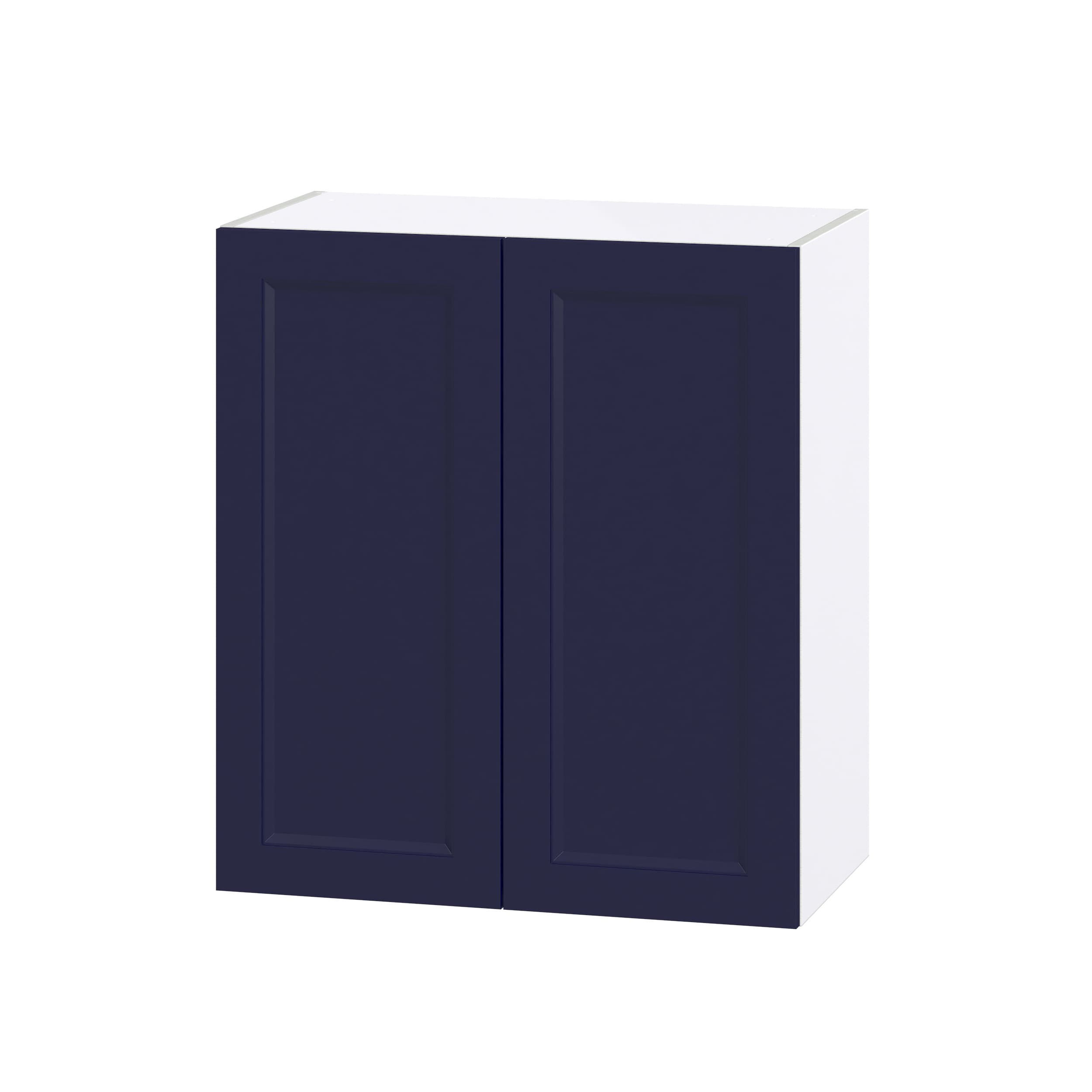 Hugo&Borg Lorette 27-in W x 15-in H x 14-in D Navy Blue Wall Fully Assembled Cabinet (Recessed Panel Shaker Door Style)