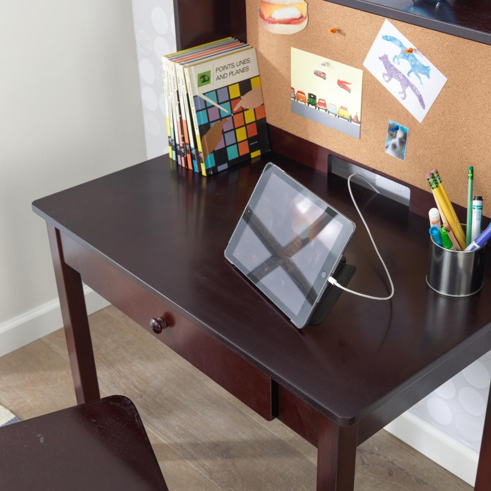 Kidkraft pinboard desk with hutch chair new arrivals