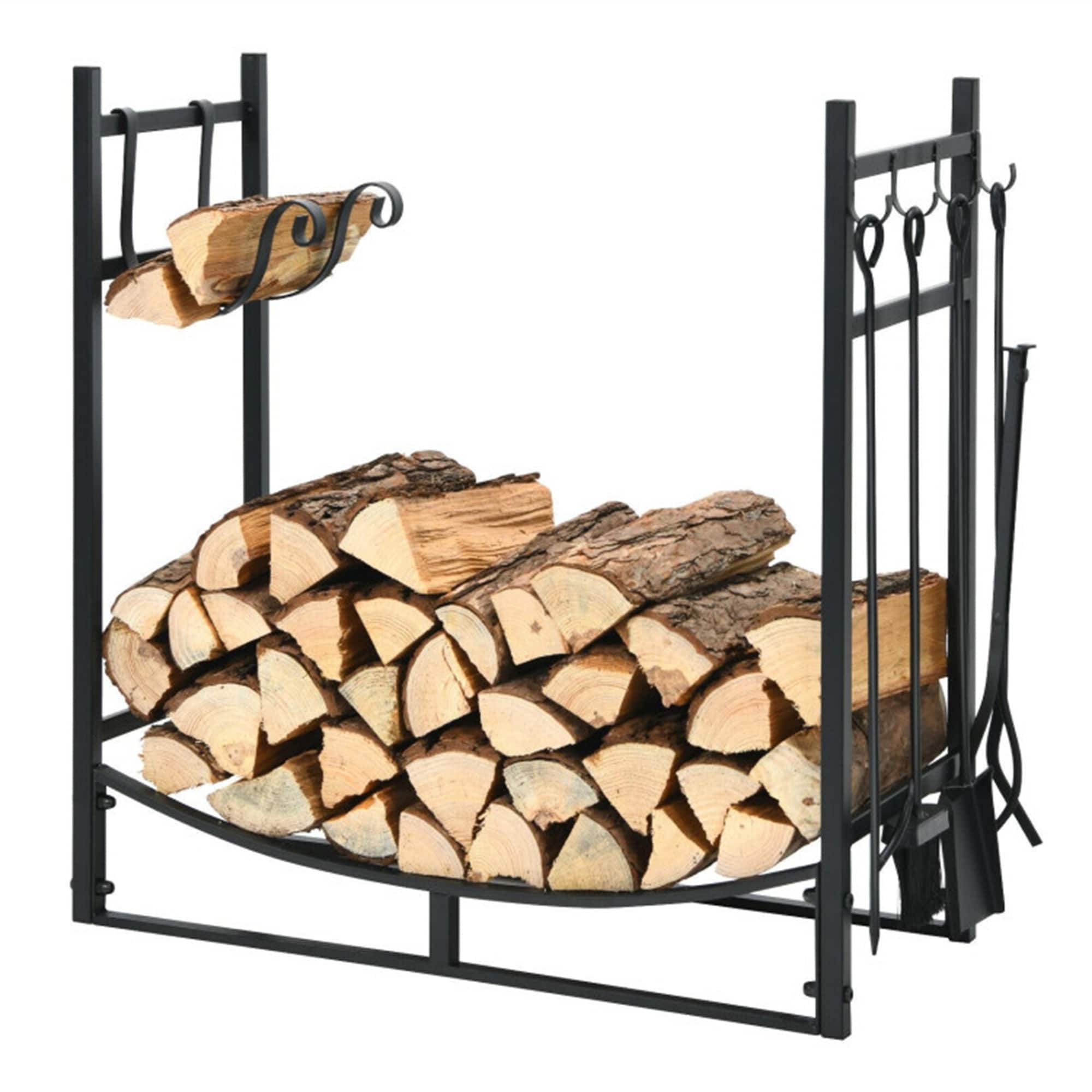 BABOOM BOM-OP70815-CO 30-in x 30-in x 13-in Steel Log rack