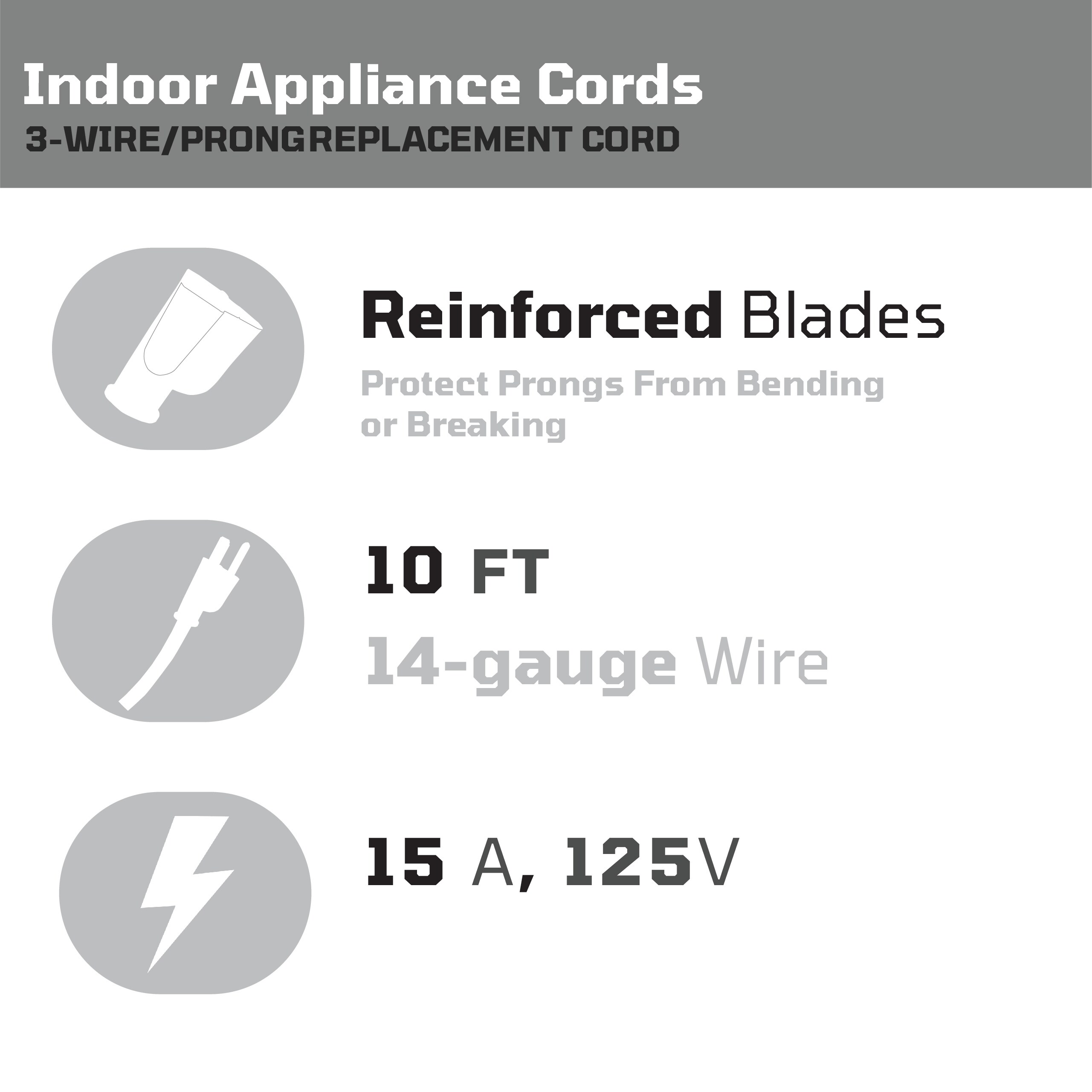 Utilitech 0076 Power-Cord - View #7