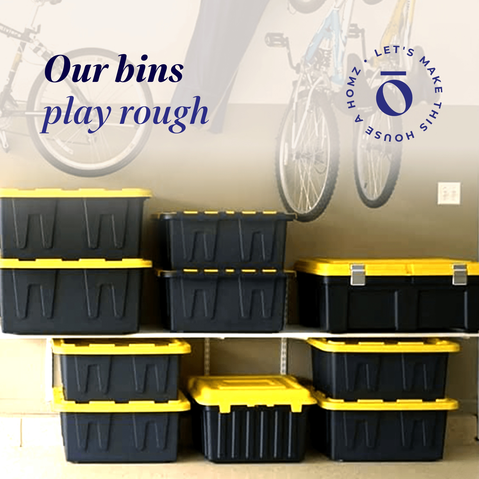 Homz Products 214879 Plastic-Storage-Totes - View #2