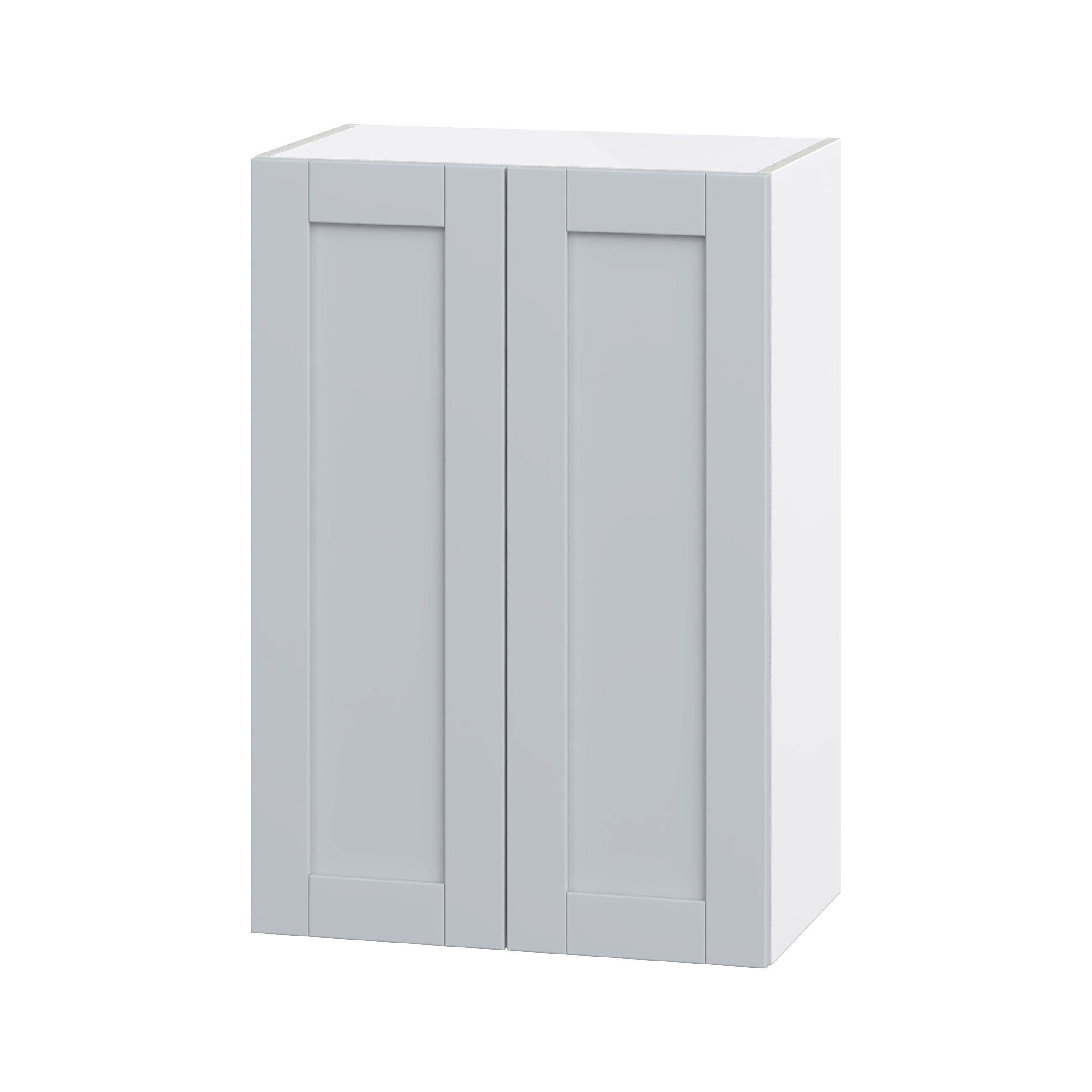 Hugo&Borg Charlesberg 24-in W x 35-in H x 14-in D Gray 2-Drawers Wall Fully Assembled Cabinet (Flat Panel Shaker Style)
