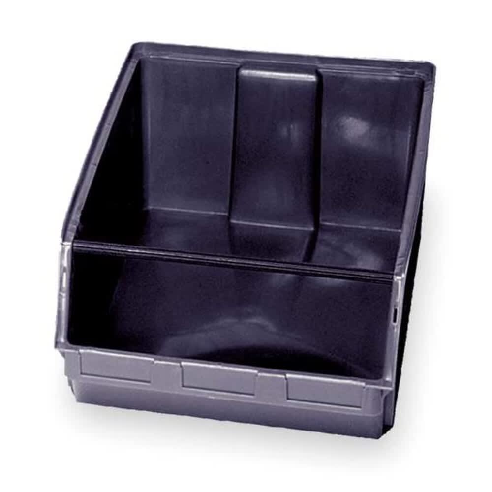 Quantum Storage Systems  Shelf Storage Bin Polypropylene/Polyethylene Black 11 7/8 in H 18 3/8 in W 29 in L