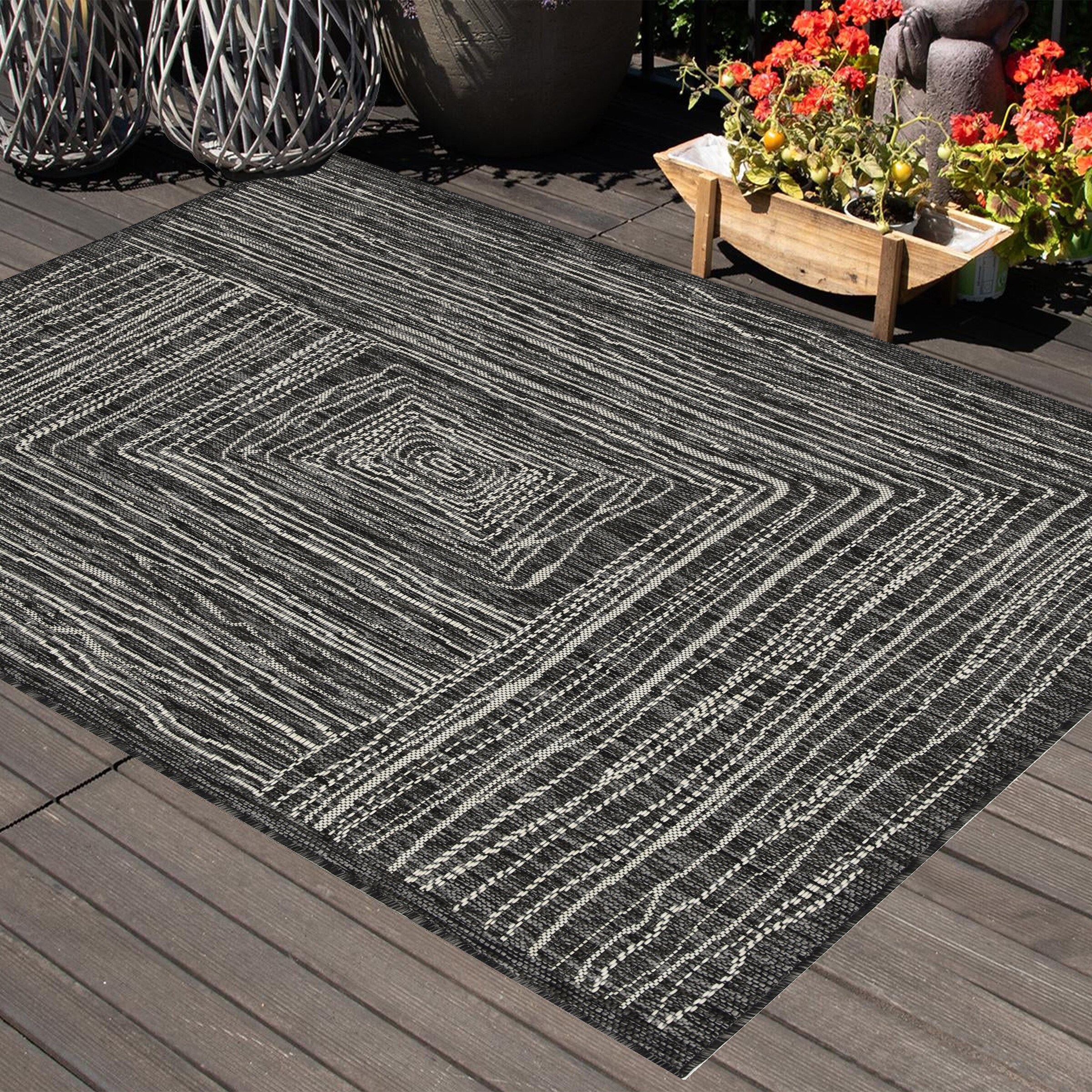 Playa Rug PLY-KAL-BLK-9X12 rugs - View #7