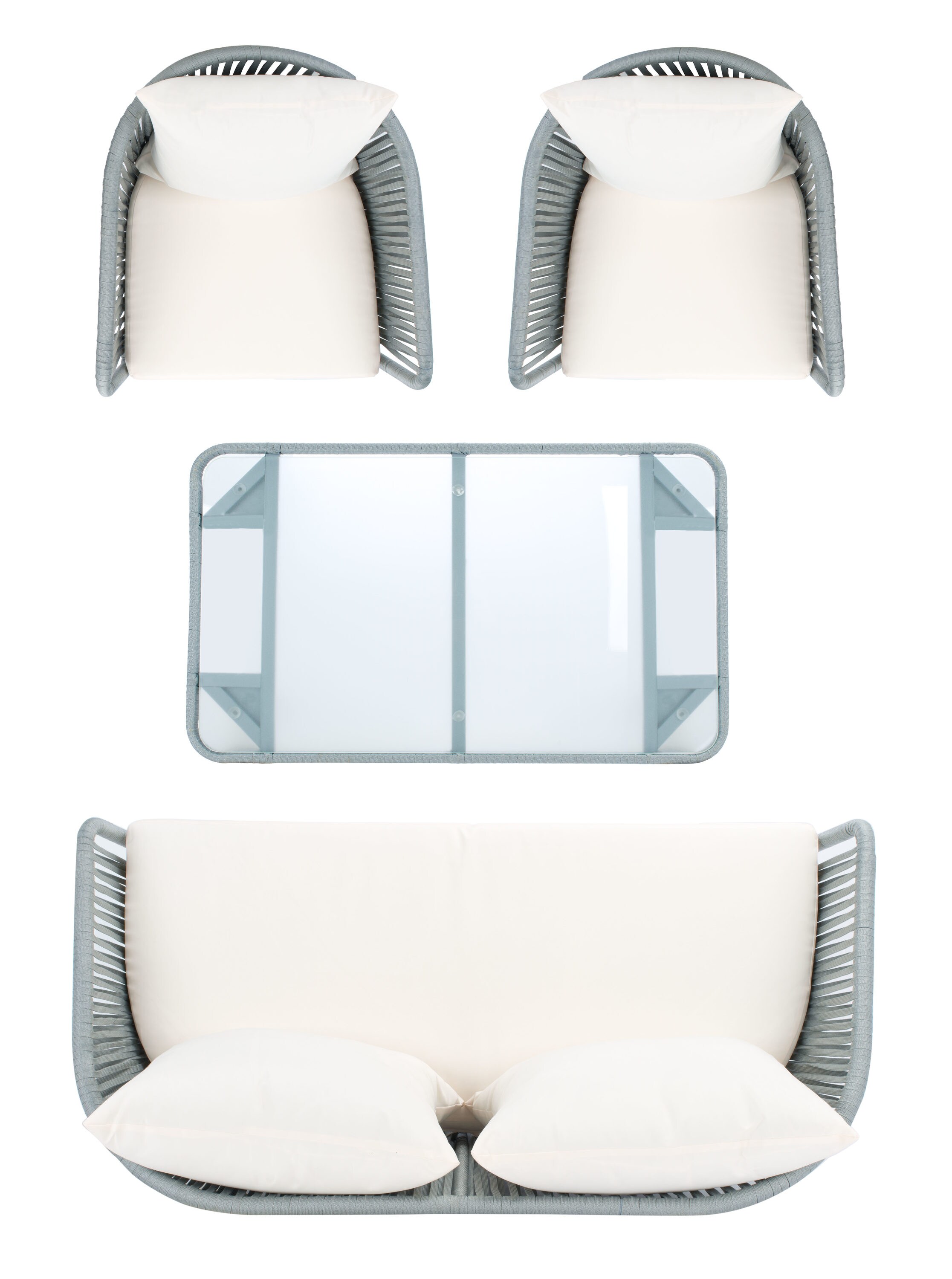 Safavieh PAT7518A Patio-Conversation-Sets - View #7