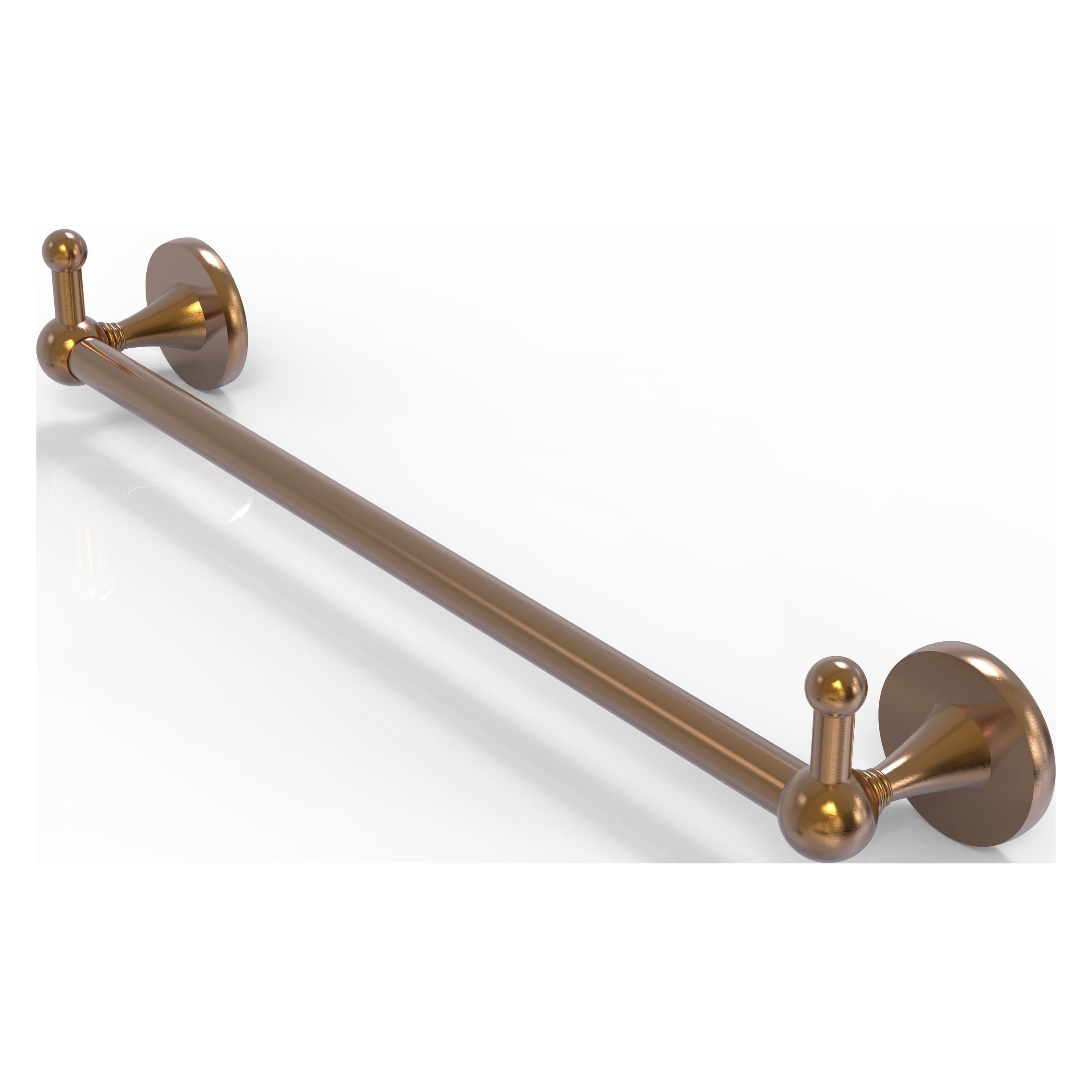 Allied Brass SL-41-30-PEG-BBR Shadwell 30-in Brushed Bronze Wall mount Single Towel Bar