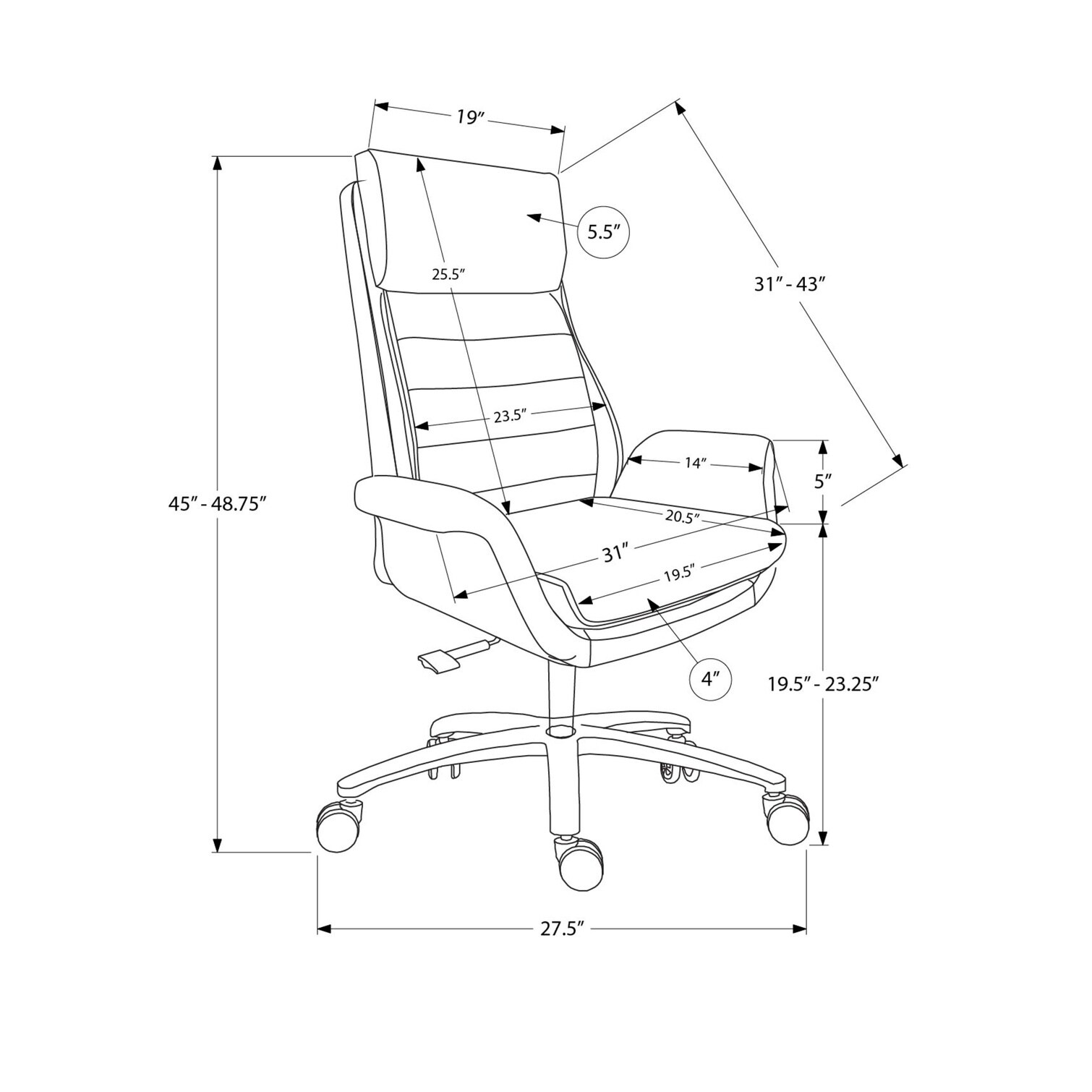 Naturefalls E8KHG8EPDULY Office-Chairs - View #5
