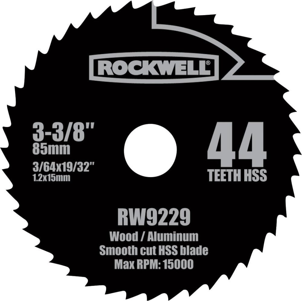 ROCKWELL RW9229 3-3/8-in 44 -Tooth High-speed steel Circular saw blade Individual