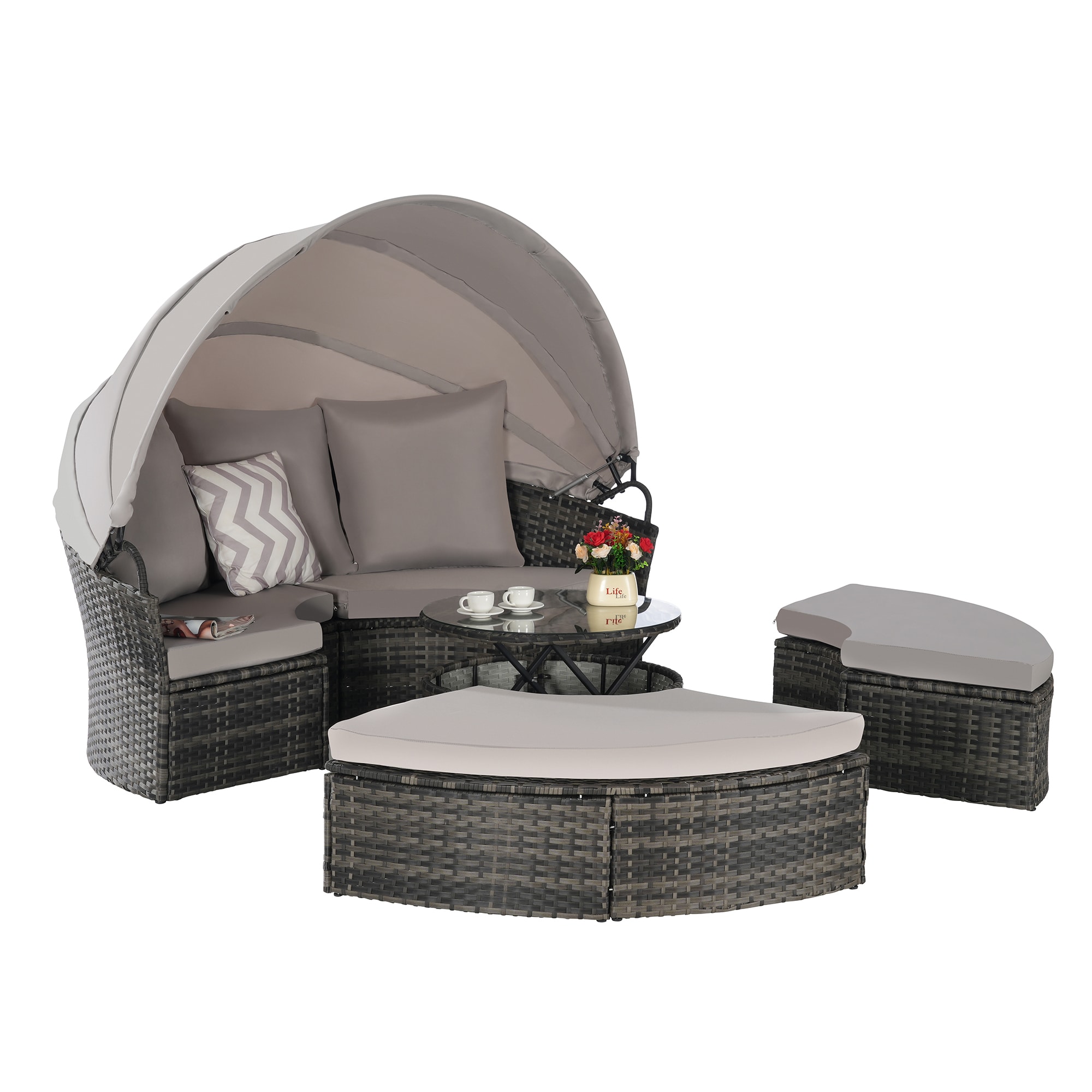 SINOFURN SYA020382BG Patio-Sofas-Daybeds - View #10