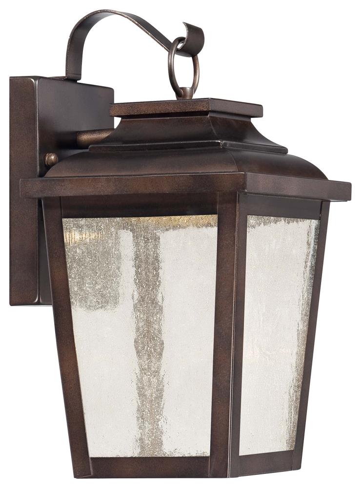 Minka Lavery Irvington Manor 12-in H Antique Bronze Integrated LED ...