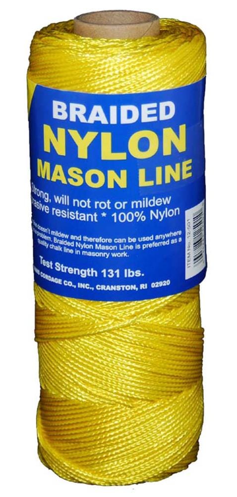 T.W. Evans Cordage 1000-ft Yellow Nylon Mason Line String in the