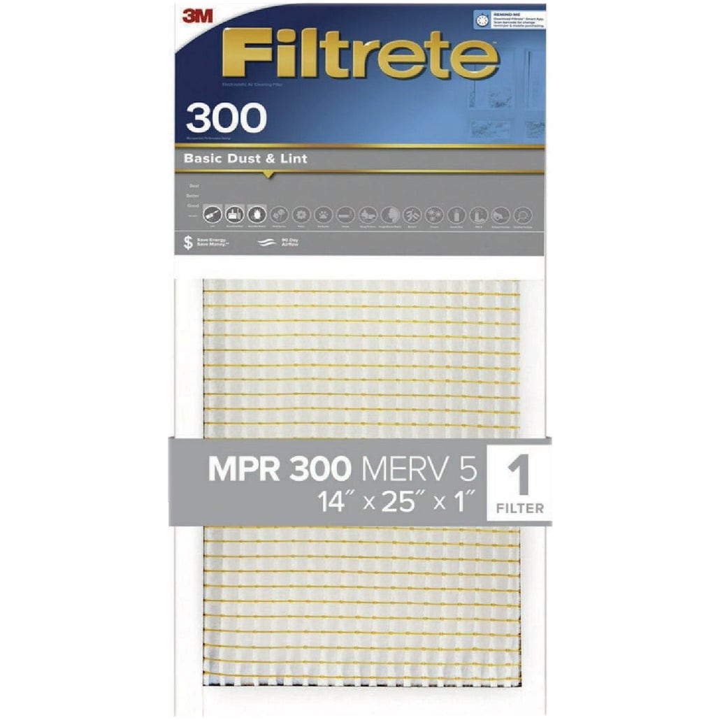 Filtrete 304-4-8 14x25x1 Air Filter 6-Pack - MERV 5 HVAC AC Furnace Replacement Filters