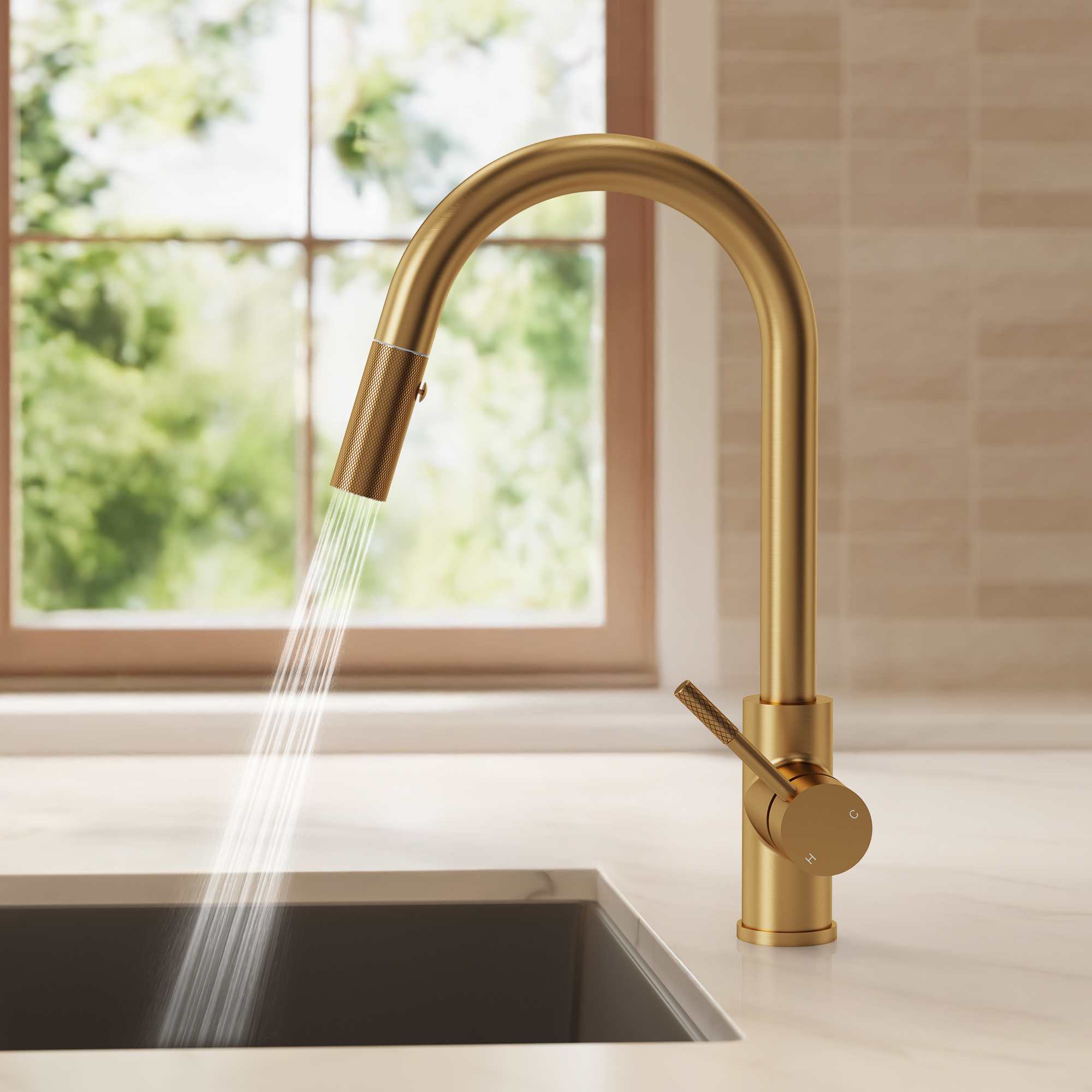 EVERSTEIN SFS-1176-GD Kitchen-Faucets - View #2