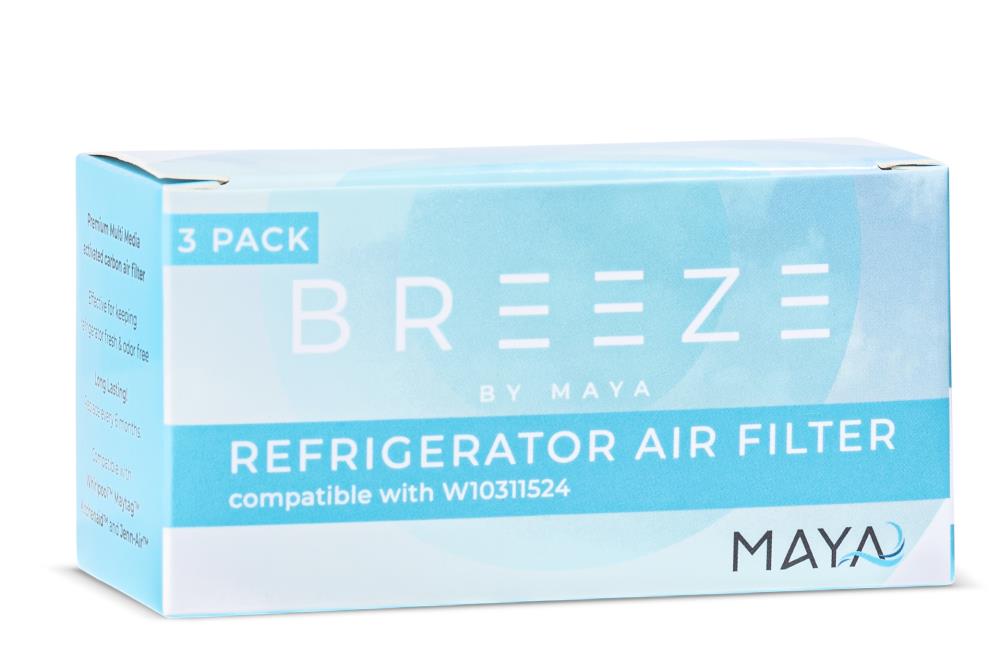 MAYA Breeze By MAYA Paultra Replacement Refrigerator Air Filter Compatible  with Frigidaire Pure Air Ultra