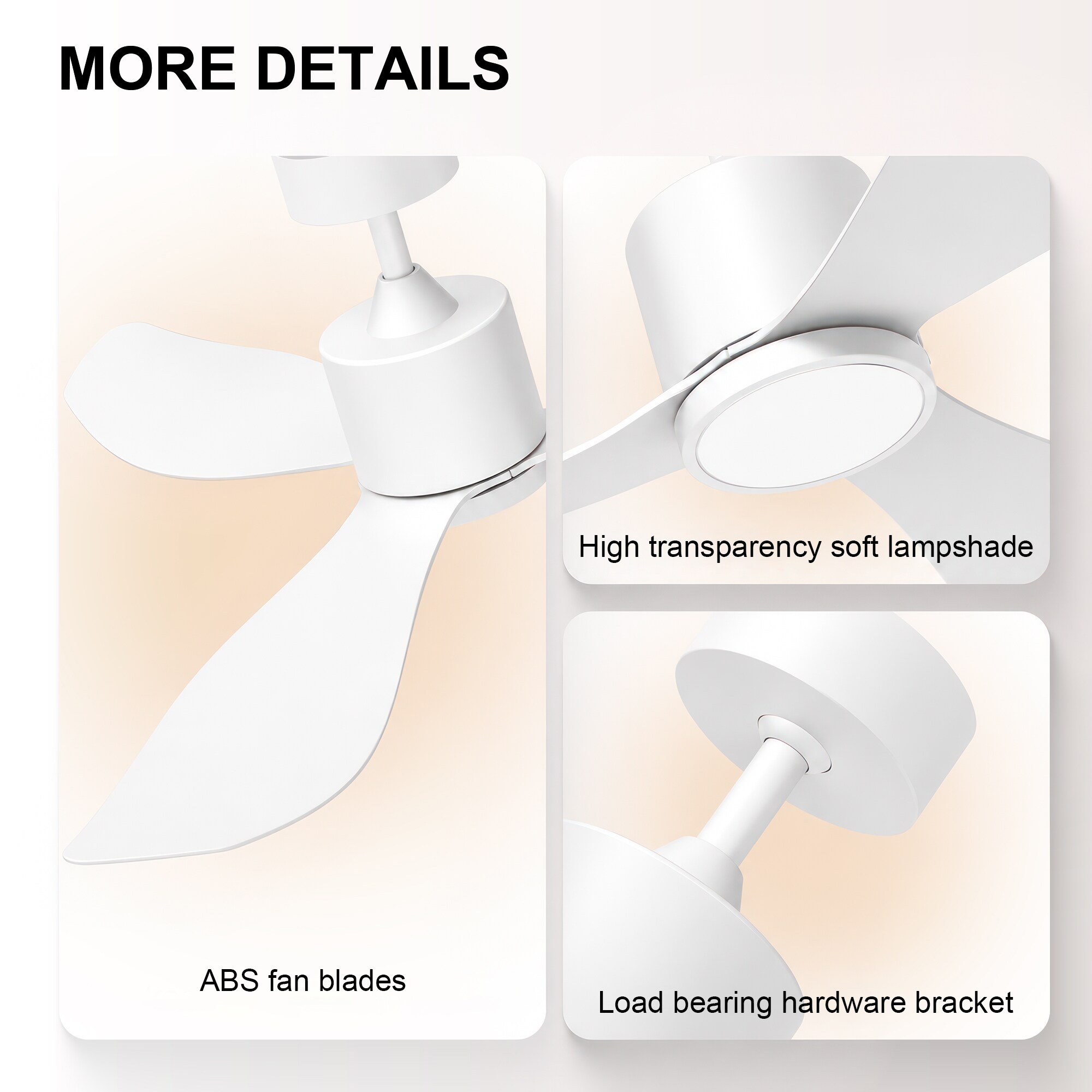 GreenEver CFL-0002-WH Ceiling-Fans - View #15