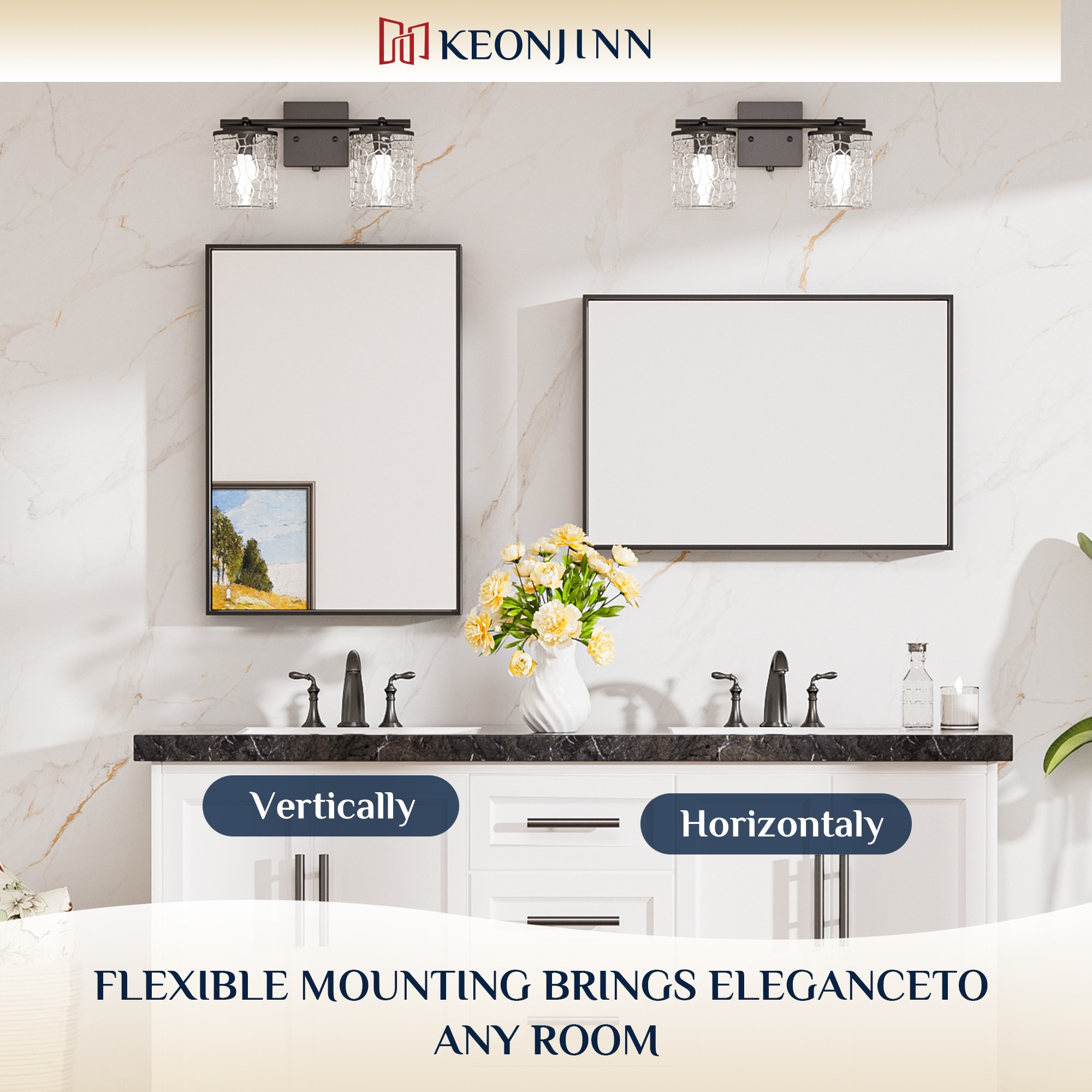 Keonjinn LW-JZ-JSKFJ-6181BK Decor-Mirrors - View #8