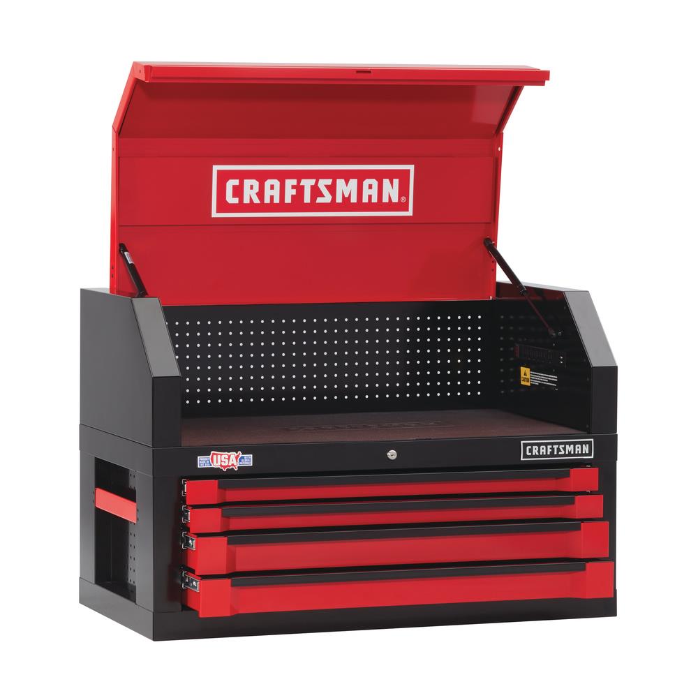 CRAFTSMAN 3000 Series 41-in W x 24.5-in H 4-Drawer Steel Tool Chest ...