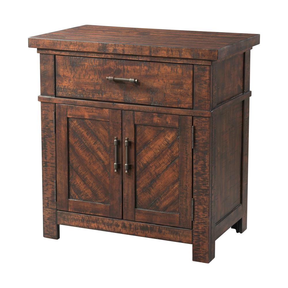 Dex Queen Walnut Brown Platform Storage 3PC Bedroom Set