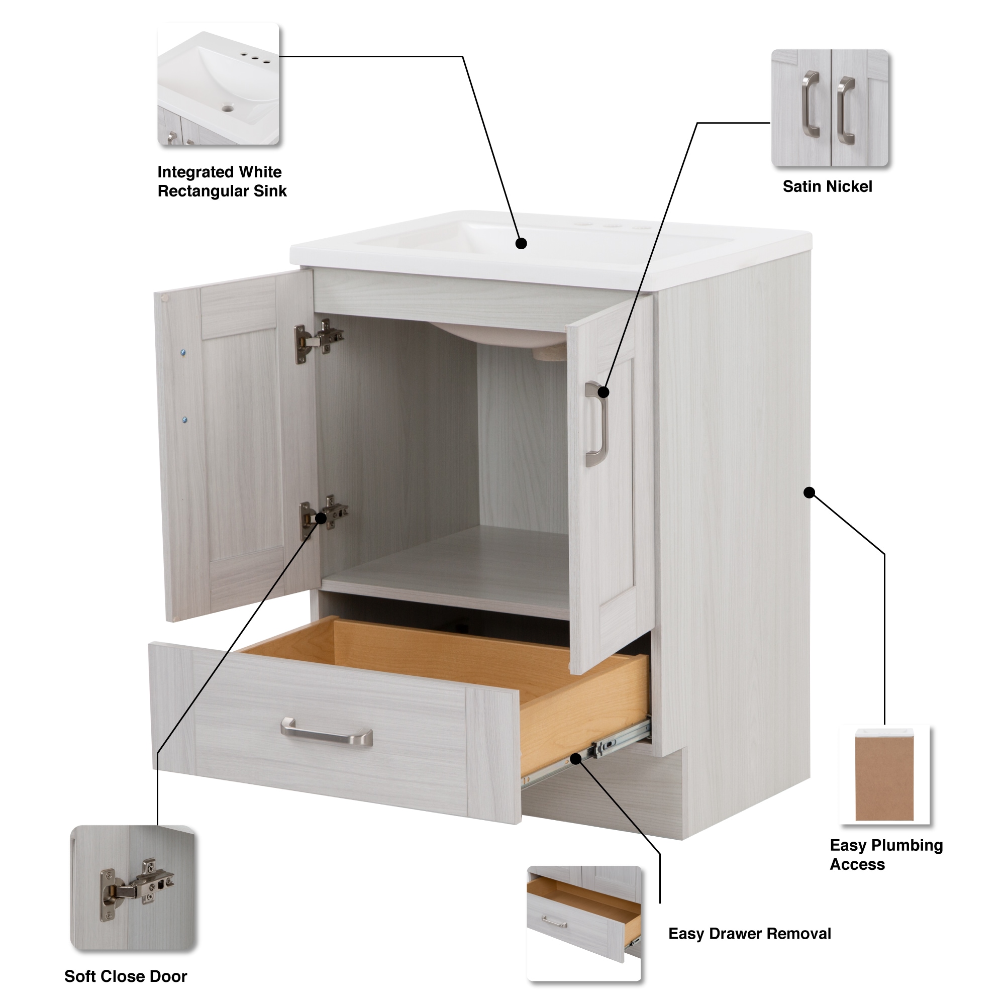 Diamond NOW C24W30083 Bath-Vanity-Combo - View #3