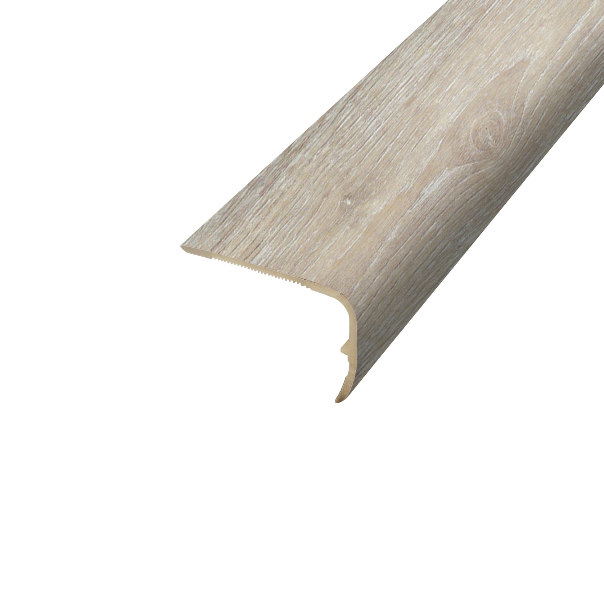 Mohawk VSNP-05584 1.88-in x 78.7-in x 1.32-in Fragment Oak Prefinished Vinyl Overlap Stair Nosing