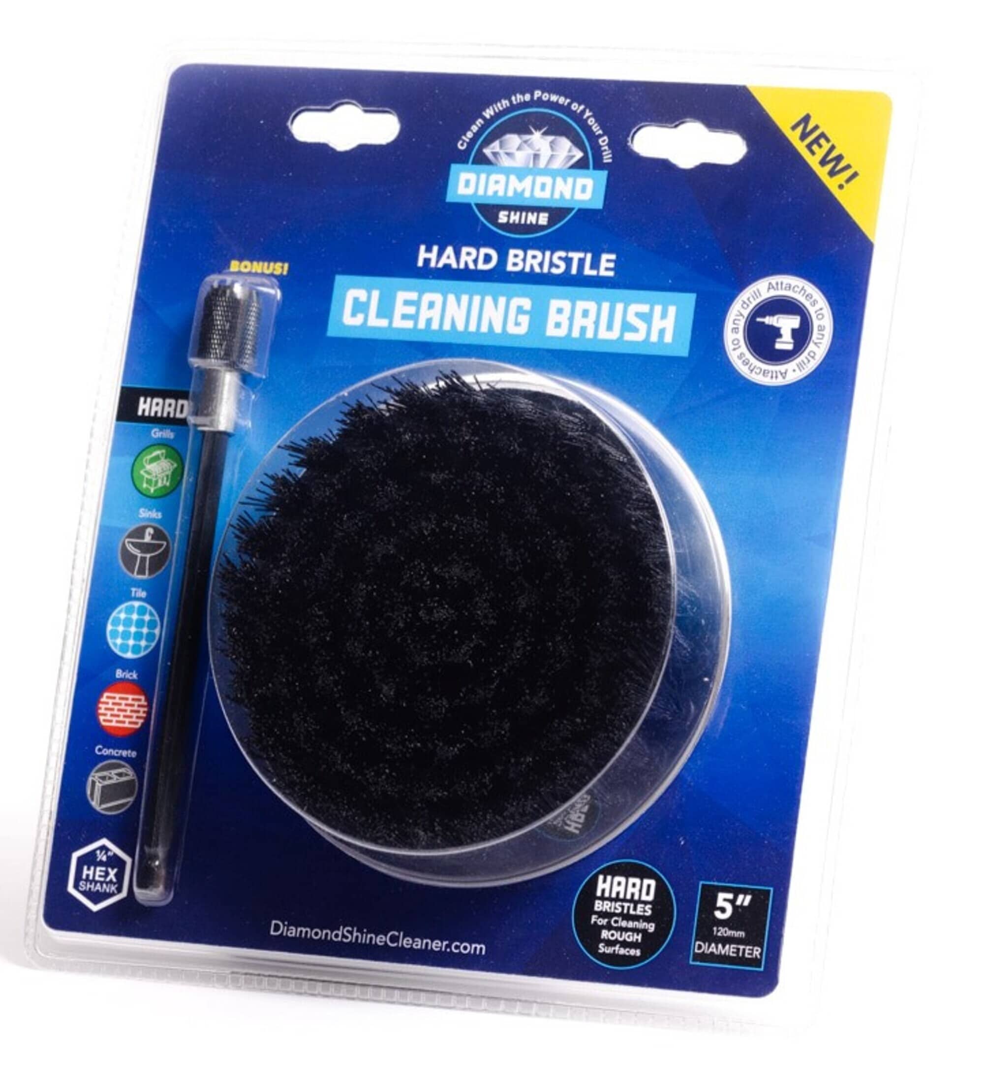 Diamond Shine Rechargeable Electric Turbo Brush - Spin Scrubber