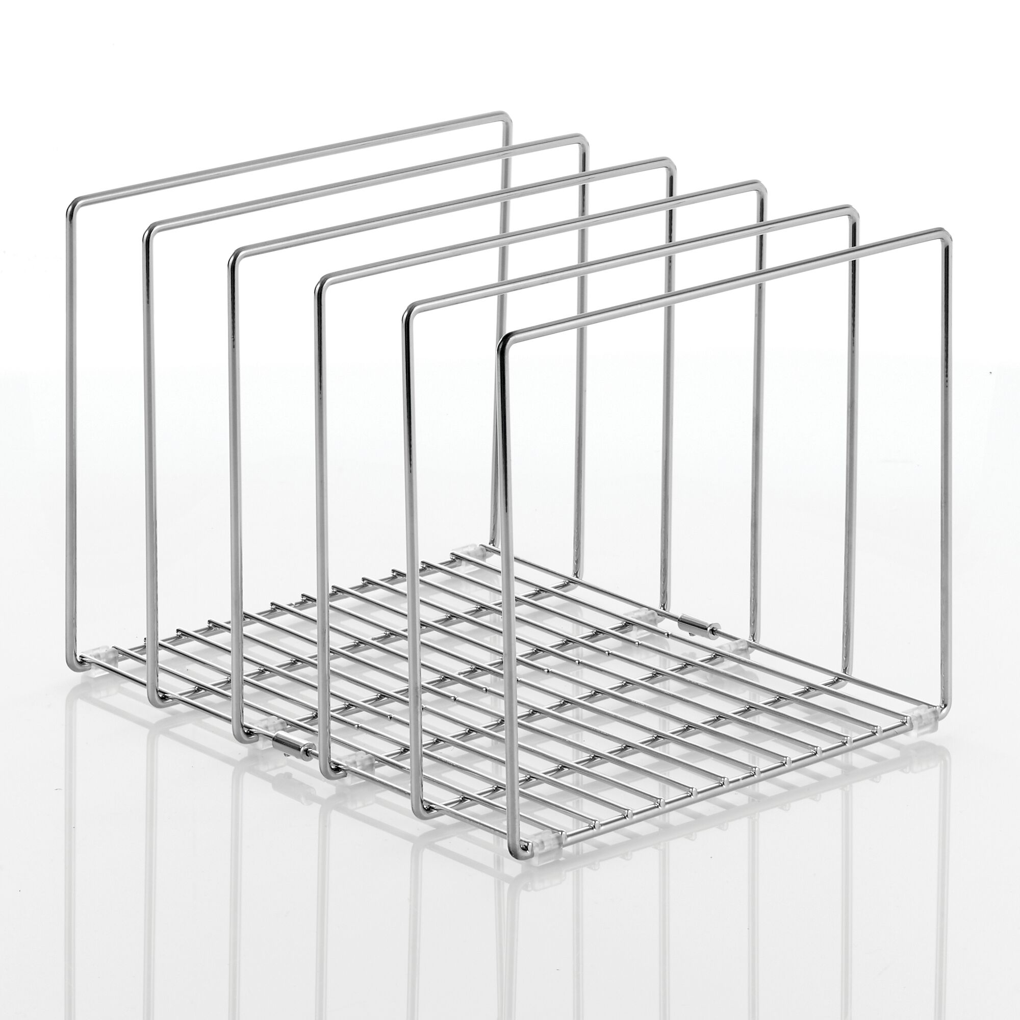 STORKING 2 Tier Wire Basket Pull Out Organizer Shelf Sliding Drawer Storage for Kitchen Base, Double-Tier Heavy Duty Cabinets Chrome-Plating, 15W x