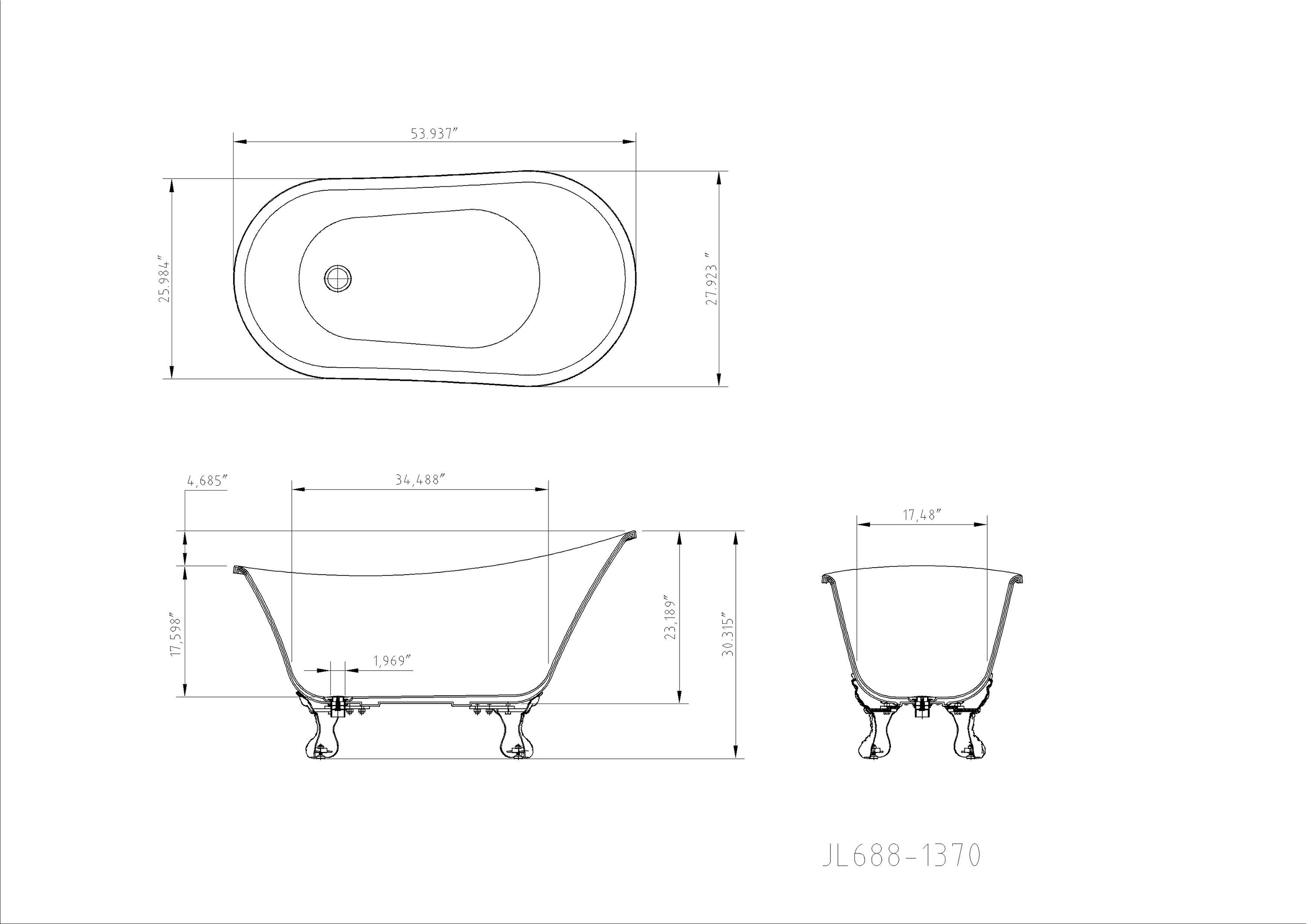 AKDY BT0217-23 bathtubs - View #7