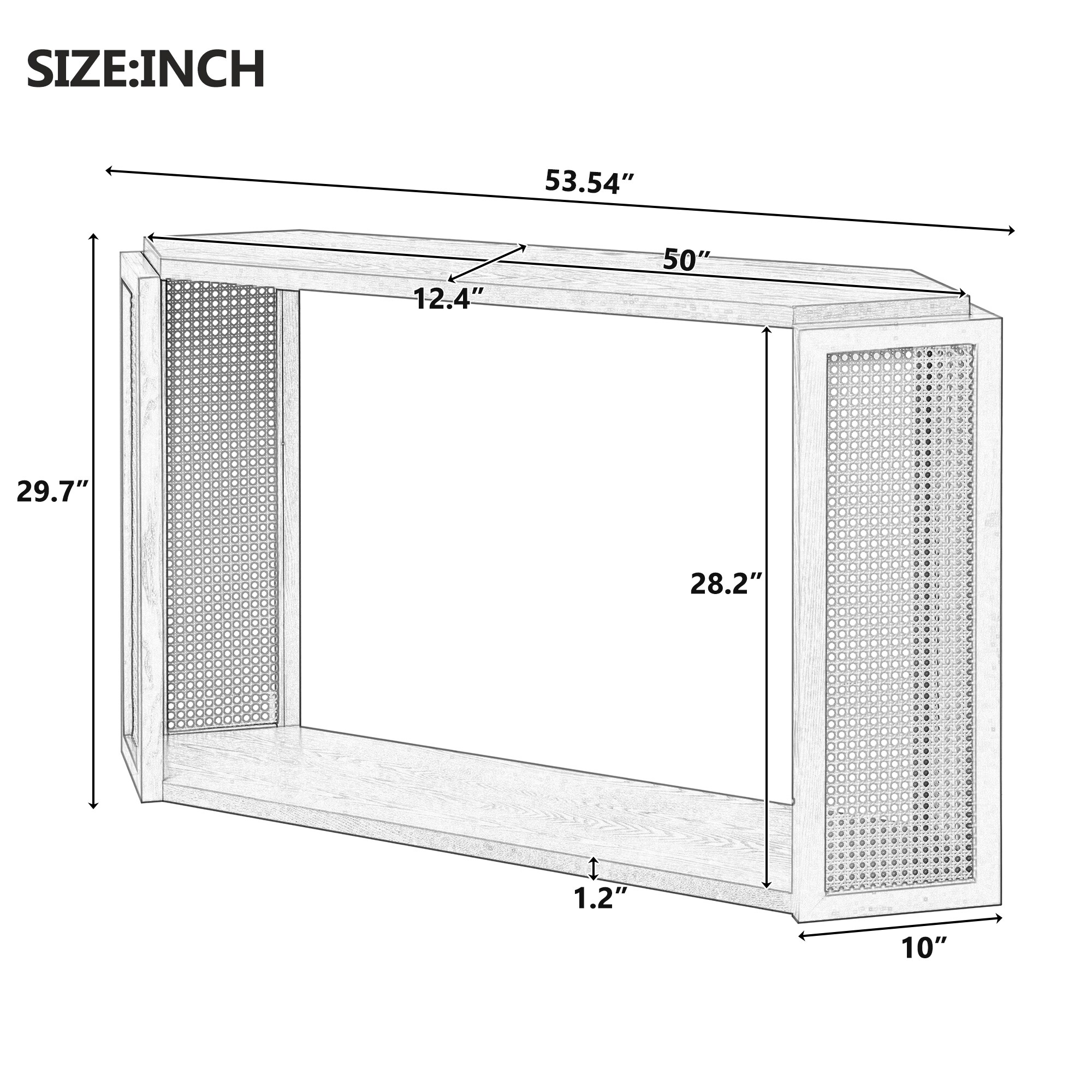 SINOFURN SYA330196BL Console-Sofa-Tables - View #12