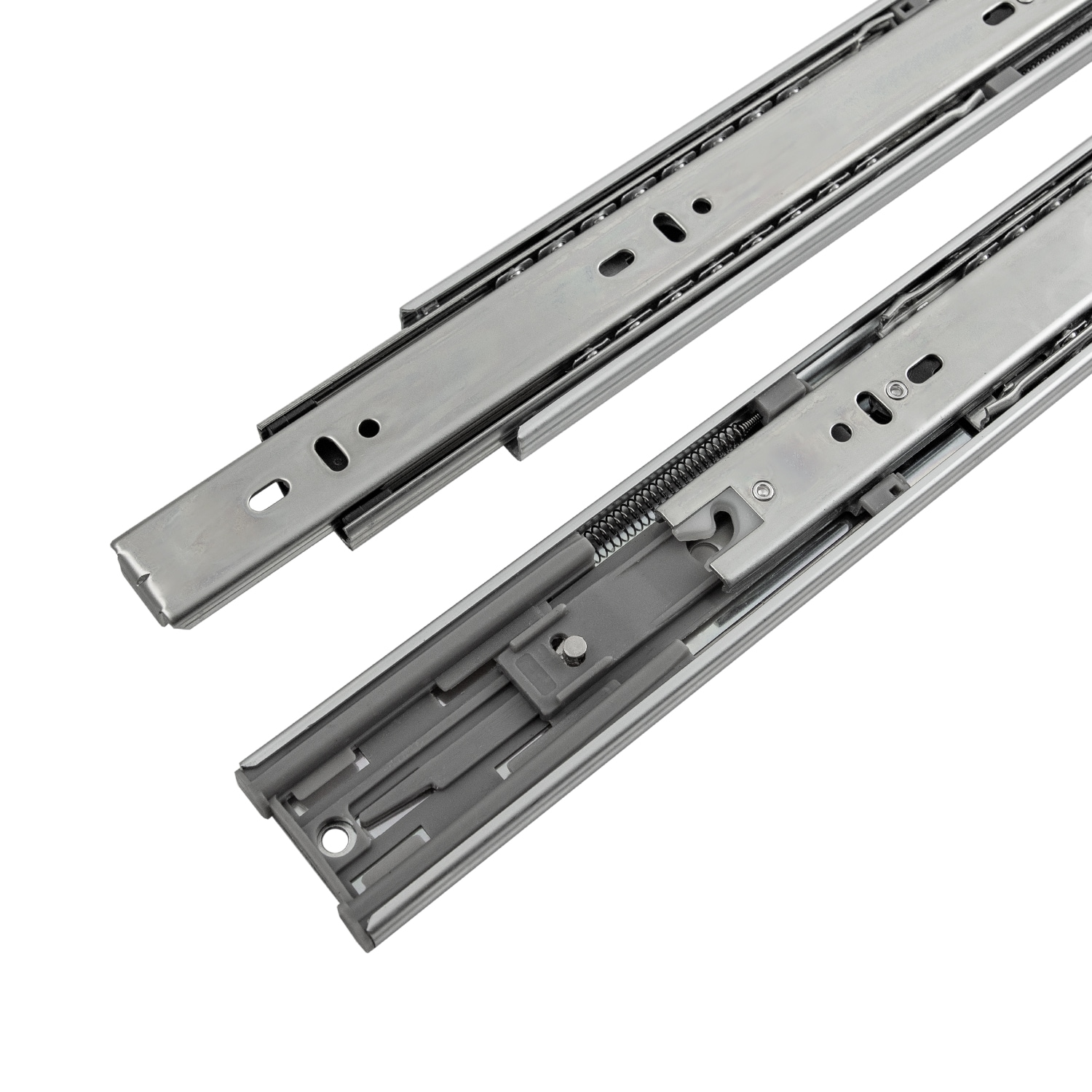 VEVOR Drawer Slides, 1 Pair 22 Inch Heavy Duty Drawer Slides, Ball Bearing  Side Mount Drawer Hardware Slides, 500 LBS Load Capacity 3-Section Full